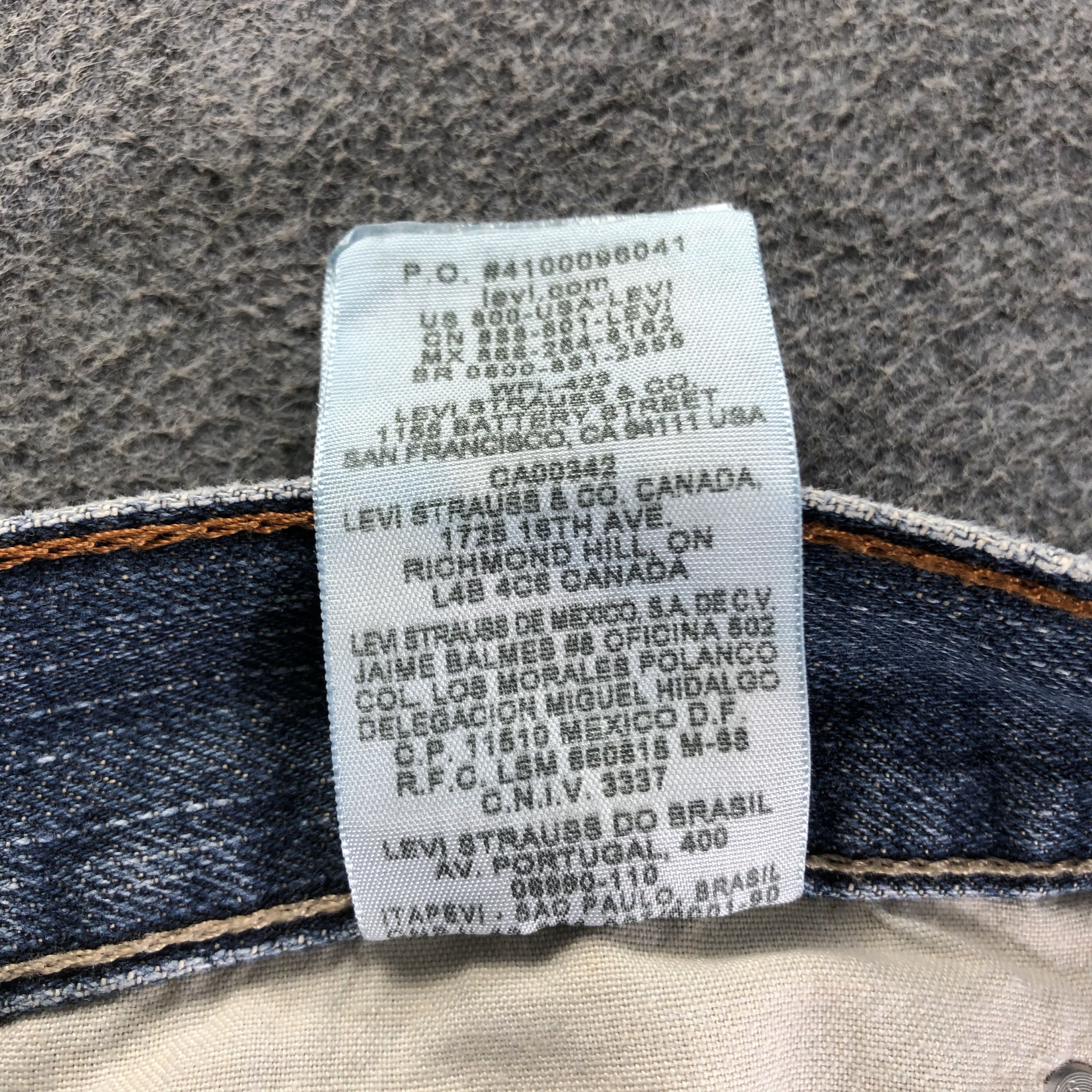 Levi's Vintage Blue Wash Levis 514 Jeans-J3151 Size US 35 - 11 Thumbnail