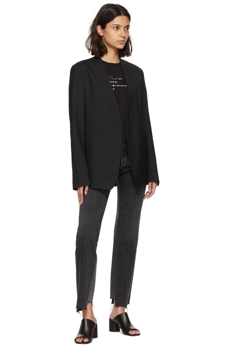 Maison Margiela o1y0625 Denim Pant in Black Size 30" / US 8 / IT 44 - 4 Thumbnail