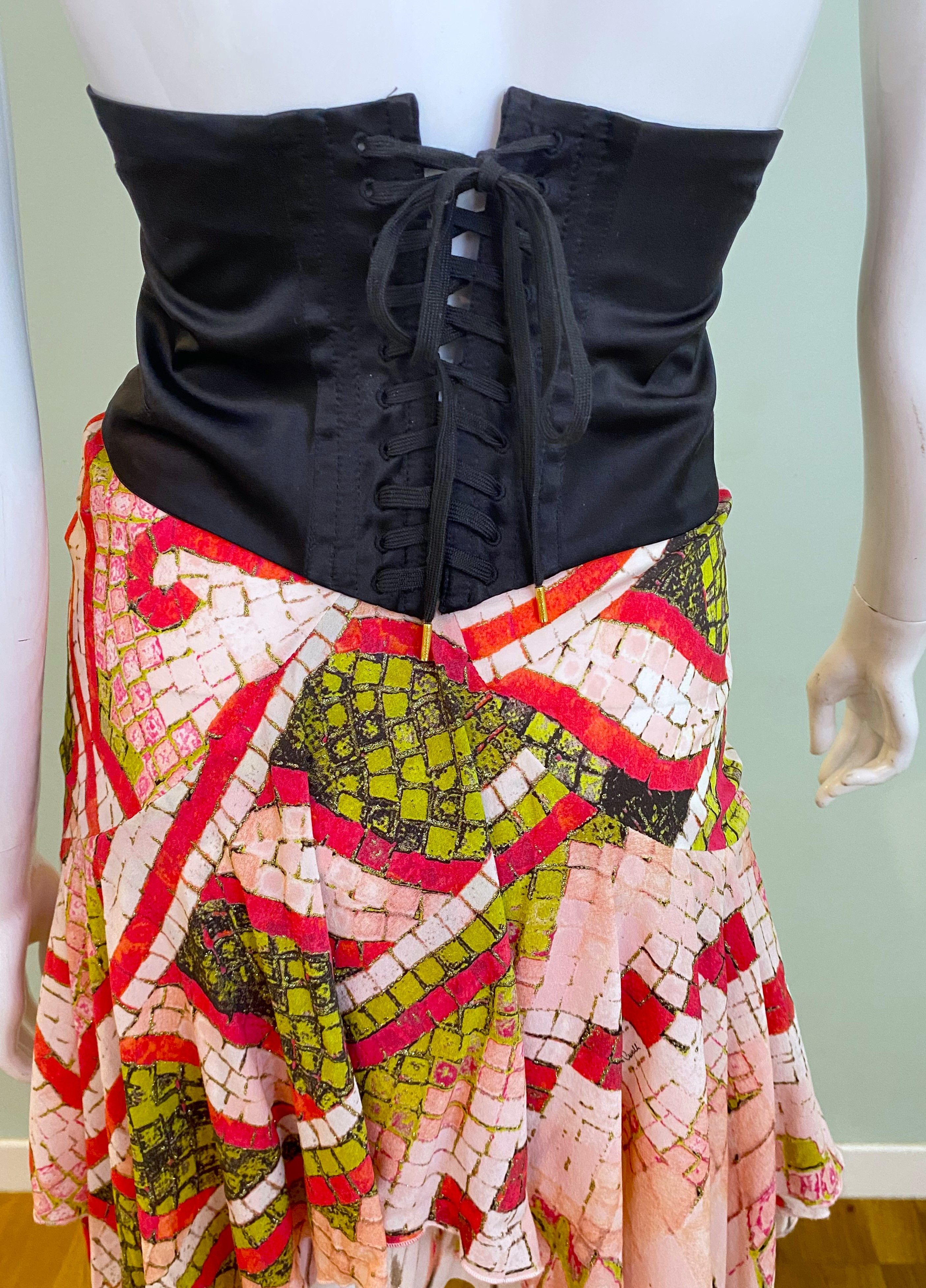 Roberto Cavalli Roberto Cavalli Waist Cincher Corset S/S 2003 Bustier Size XL / US 12-14 / IT 48-50 - 6 Thumbnail