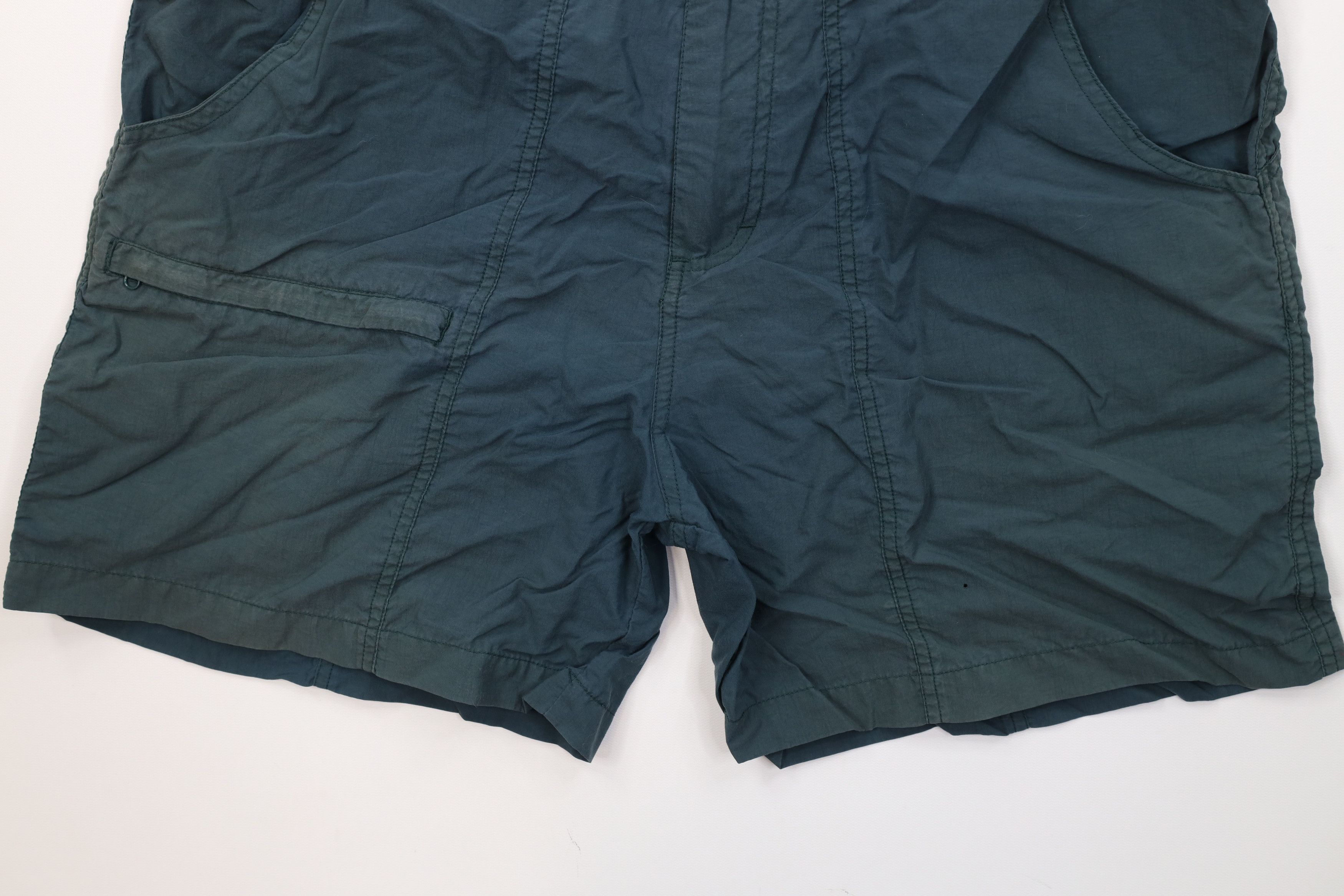 Cabelas Vintage 90s Cabelas Above Knee Trekking Cargo Shorts Green Size US 32 / EU 48 - 4 Thumbnail
