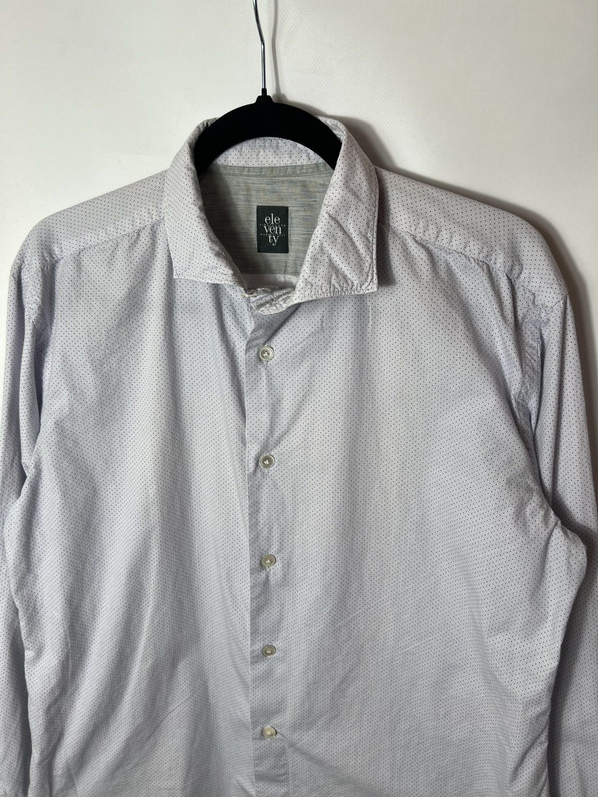 Eleventy Vintage luxury designer Eleventy Button Up Shirt Sz 42/16.5 Size US L / EU 52-54 / 3 - 2 Thumbnail