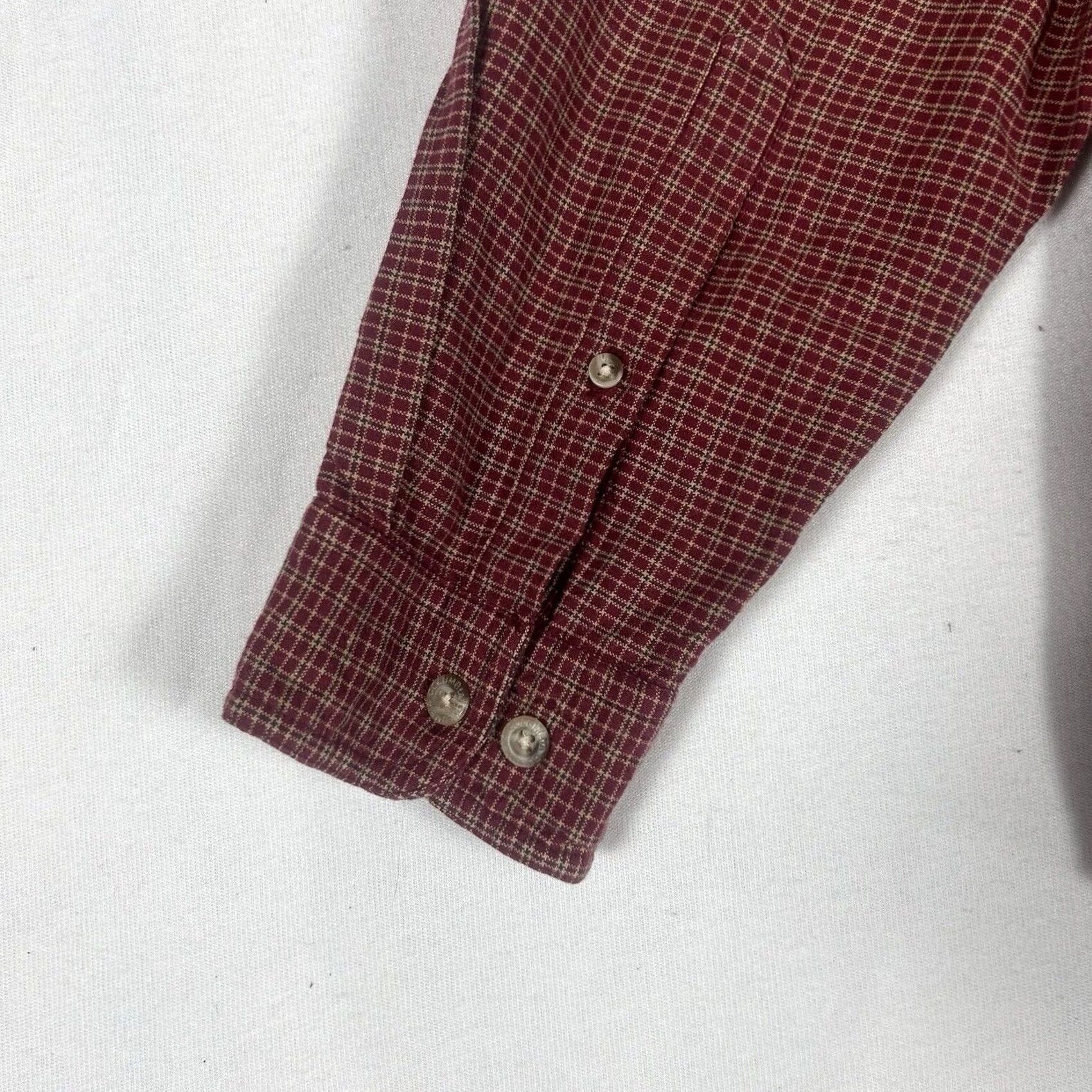 Vintage Columbia Button-Up Long Sleeve Shirt Mens Large Red Plaid Outdoor Hiking Fishing Size US L / EU 52-54 / 3 - 7 Thumbnail