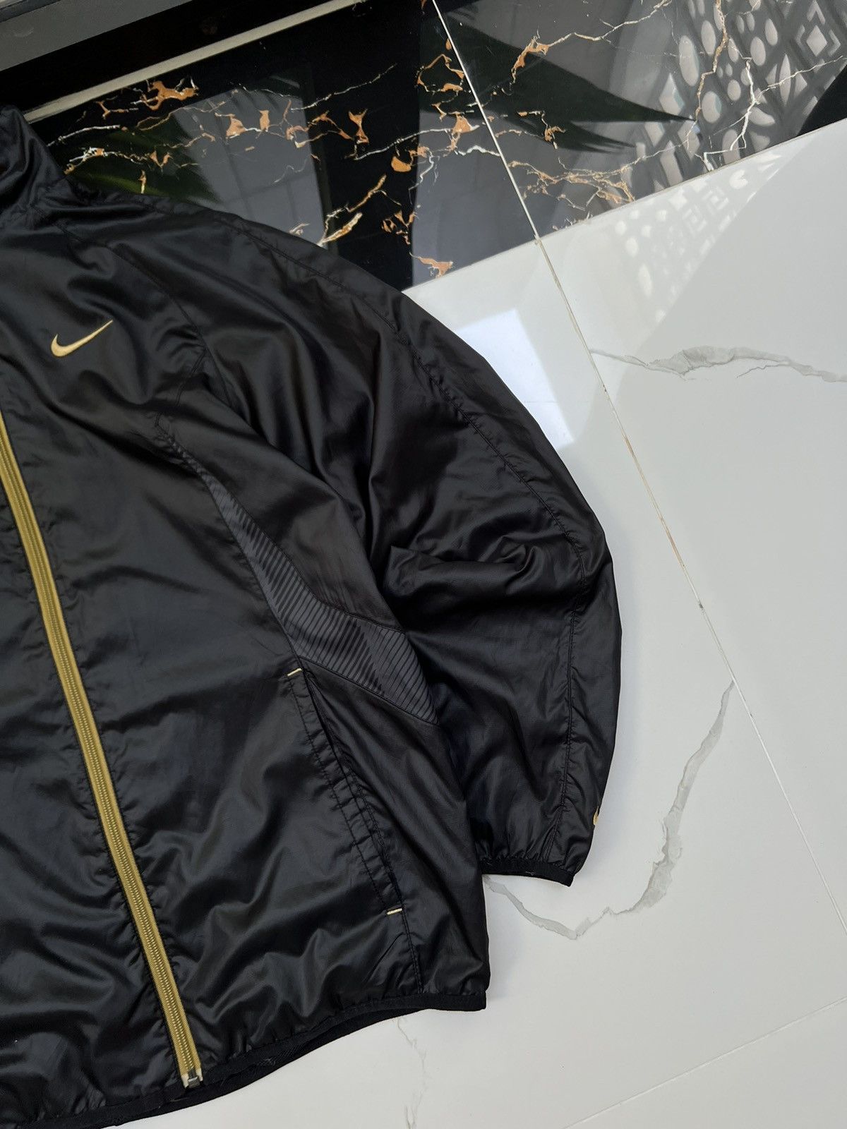 Nike × Vintage 90’s NIKE SWOOSH LOGO Y2K TRACK JACKET Size US S / EU 44-46 / 1 - 2 Thumbnail