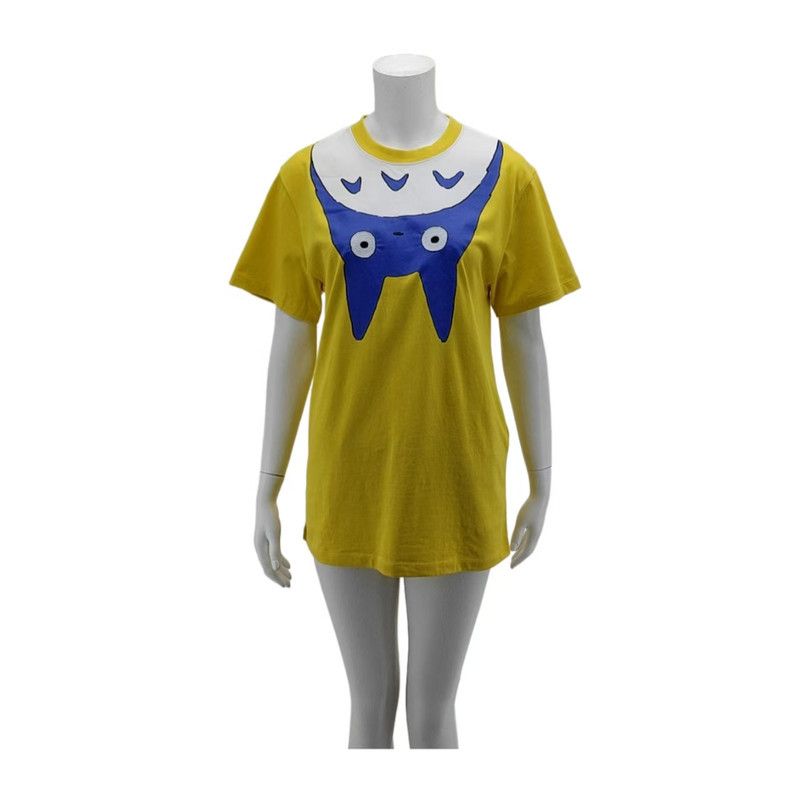 Loewe LOEWE Yellow Short Sleeve Cotton T-shirt 0089 Size S / US 4 / IT 40 - 1 Thumbnail