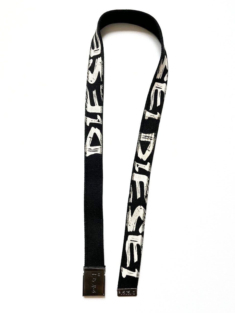 Diesel × Japanese Brand Crazy vintage Diesel monogram graffiti print logo rap belt Size ONE SIZE - 1 Thumbnail