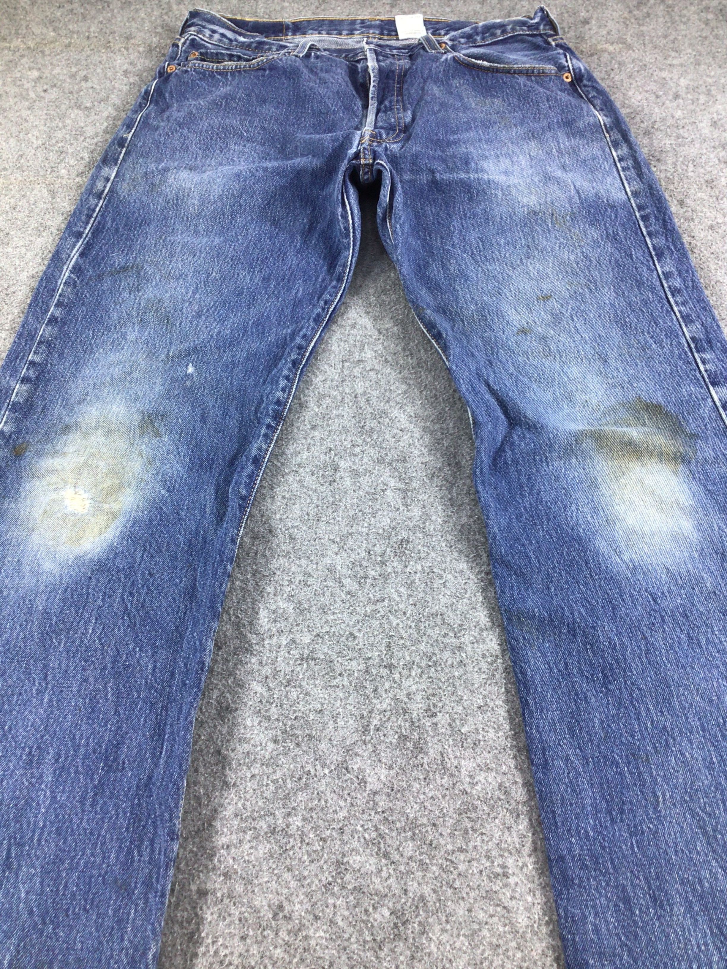 Levi's Vintage Levi's 501 Jeans Dark Wash Denim KJ177 Size US 33 - 3 Thumbnail