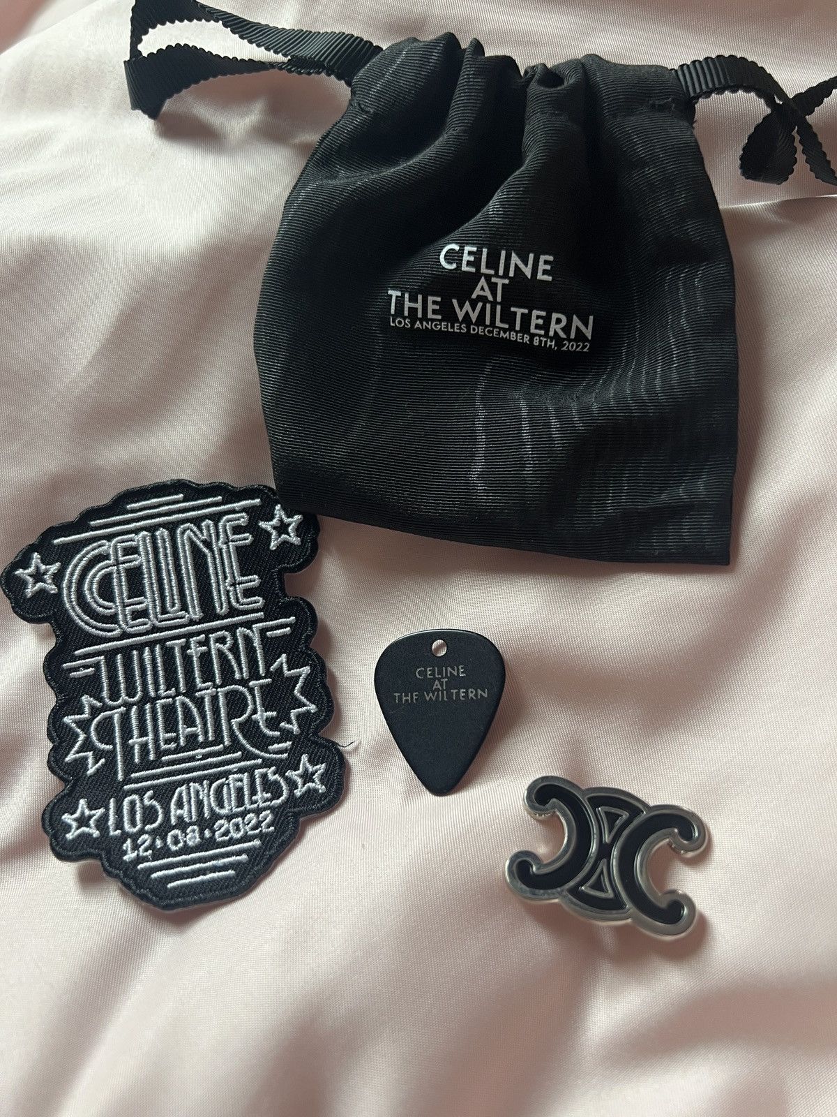 Celine × Hedi Slimane Celine Hedi slimane at the Wiltern VIP item goodies pin Size ONE SIZE - 1 Thumbnail