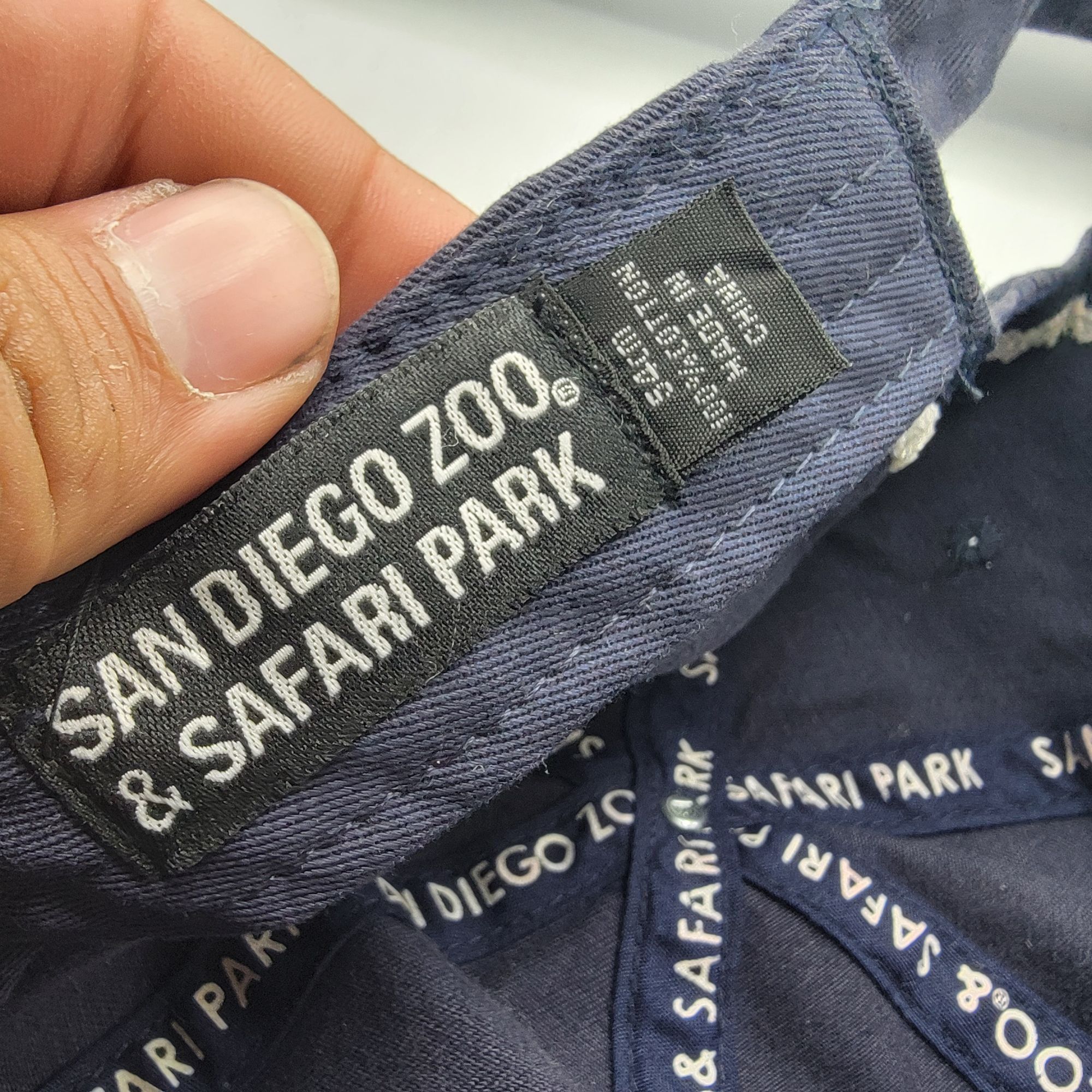 Other San Diego Zoo Safari Park Dark Blue Animal Hat Cap Casual Co Size ONE SIZE - 6 Thumbnail