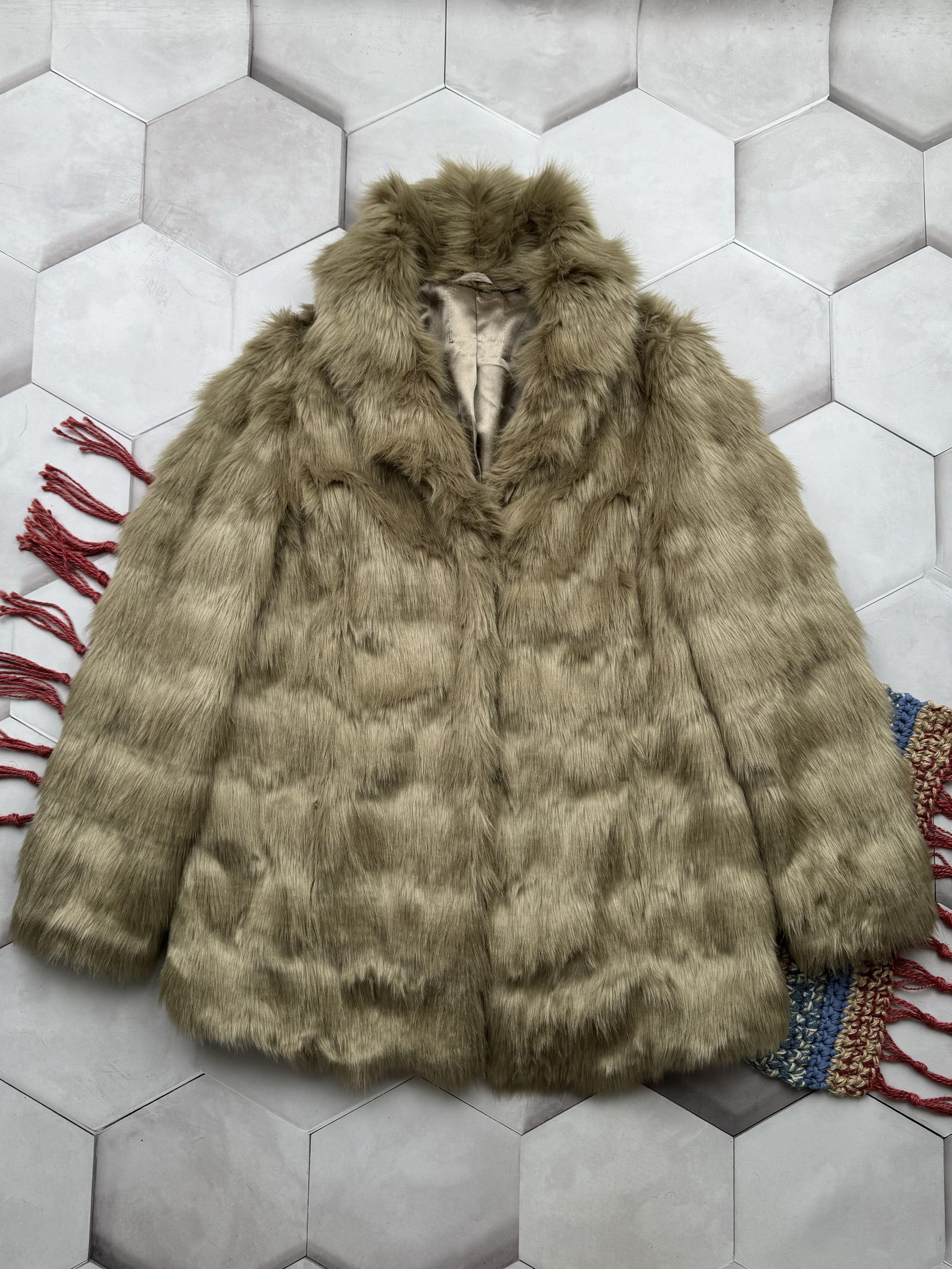 Japanese Brand Vintage Faux Fur Coat (E4) Size M / US 6-8 / IT 42-44 - 1 Thumbnail