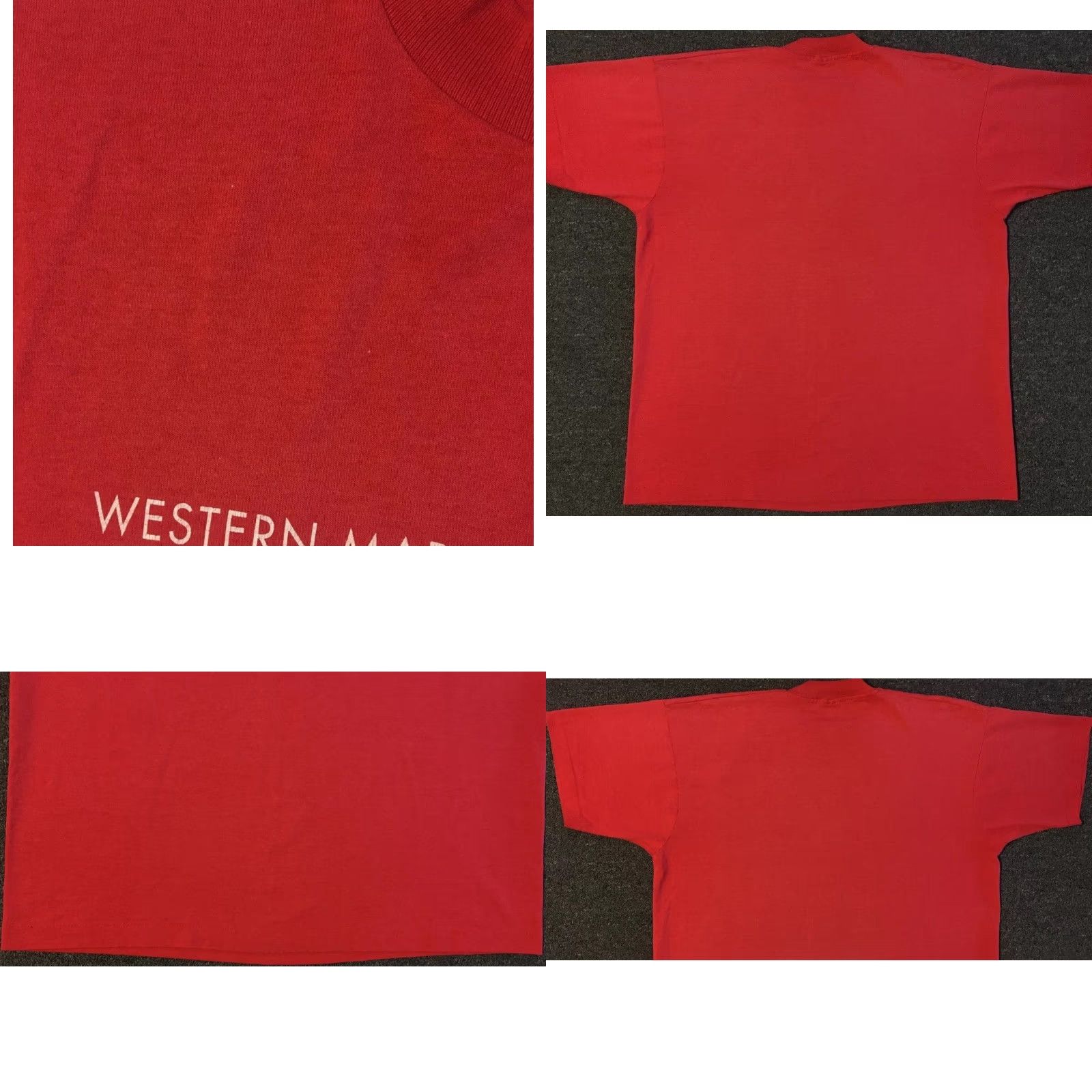 Vintage VINTAGE Western Maryland College Shirt XL Red 90s 80s Grunge Spring Fling College Sports PE Track + University USA USA Size US XL / EU 56 / 4 - 8 Thumbnail