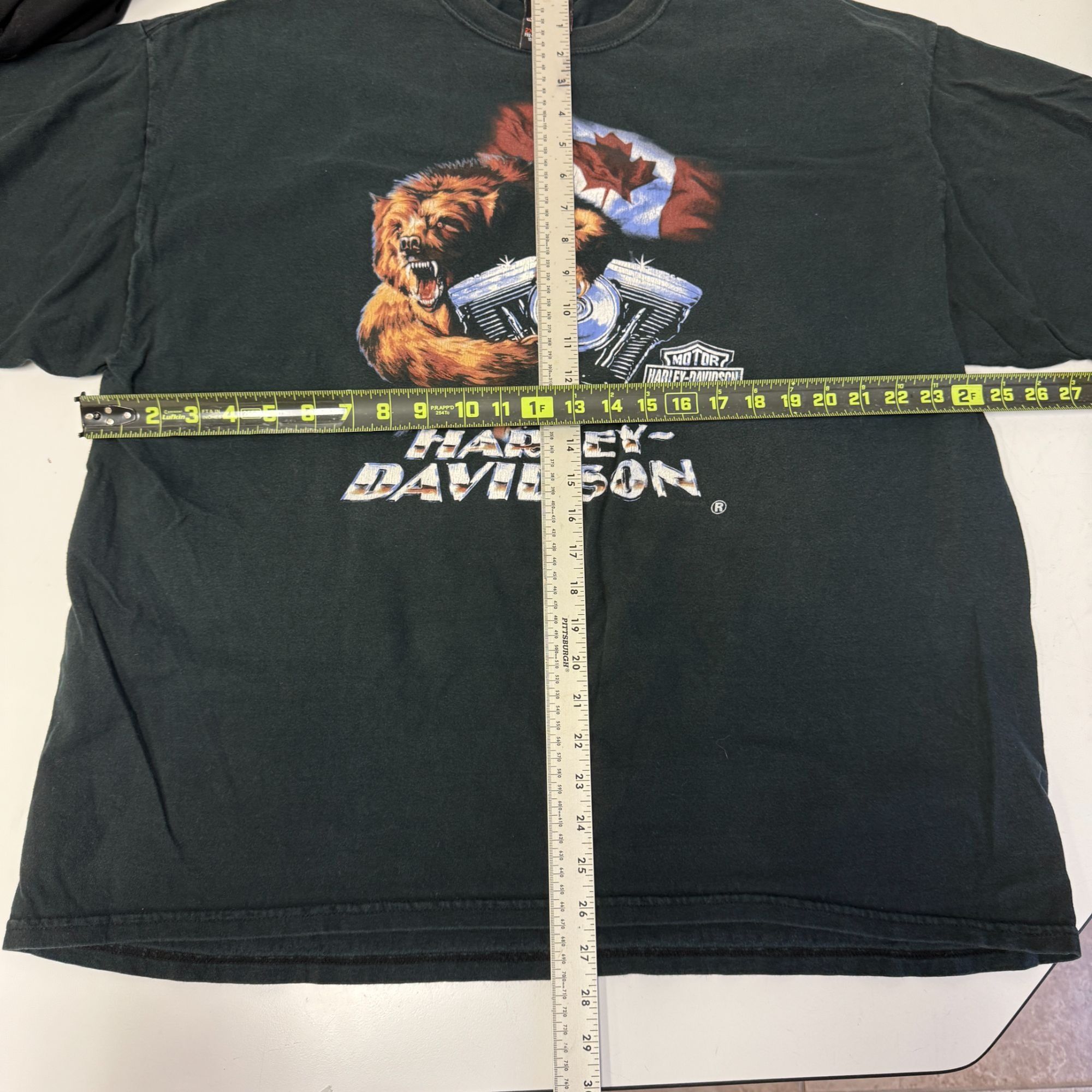 Harley Davidson Motorcycle BEAR Steve Drane Victoria CANADA Licensed T Shirt Size US XXL / EU 58 / 5 - 6 Thumbnail