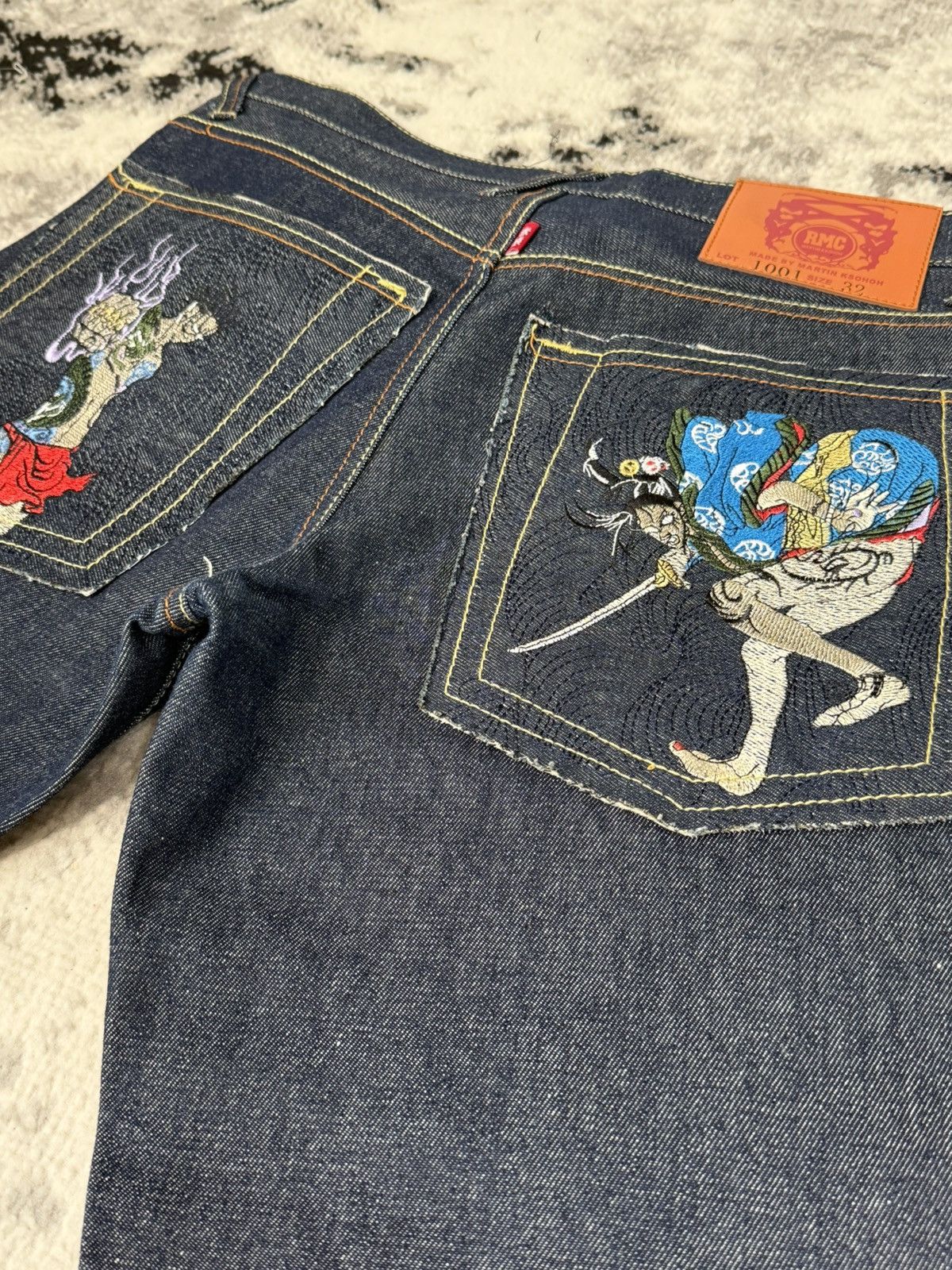 Japanese Brand Red Monkey Company RMC Martin Ksohoh Jorts Size US 32 / EU 48 - 3 Thumbnail