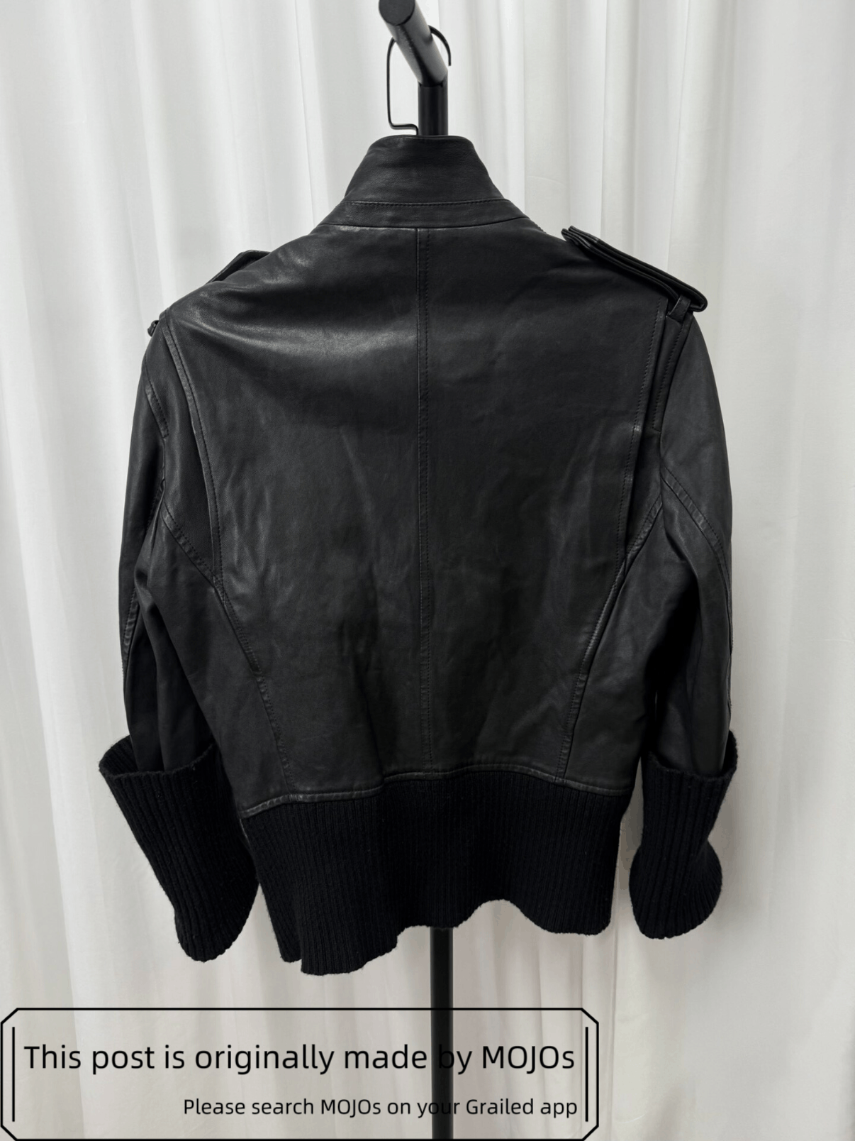 Ann Demeulemeester Ann Demeulemeester 06AW Leather Bike Jacket mojos12132053 Size US S / EU 44-46 / 1 - 5 Thumbnail