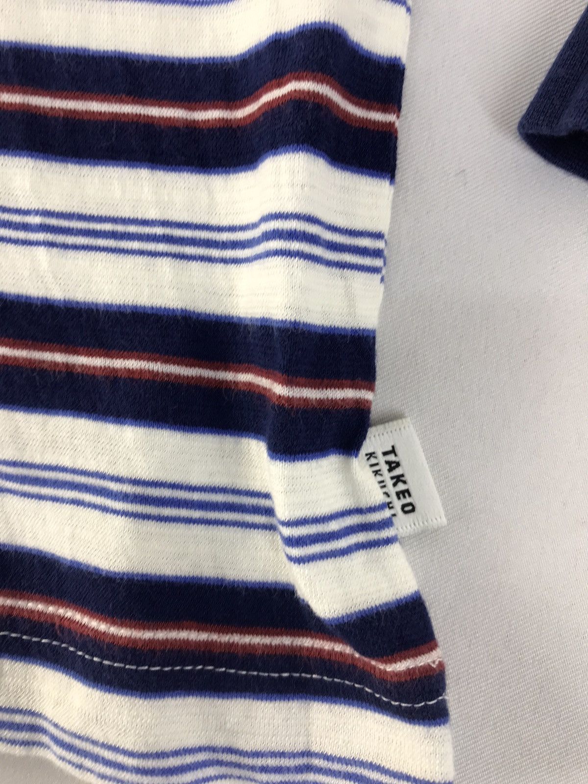 Japanese Brand × Takeo Kikuchi × Vintage Vintage Takeo Kikuchi Striped Long Sleeve T.Shirt Size US M / EU 48-50 / 2 - 5 Thumbnail