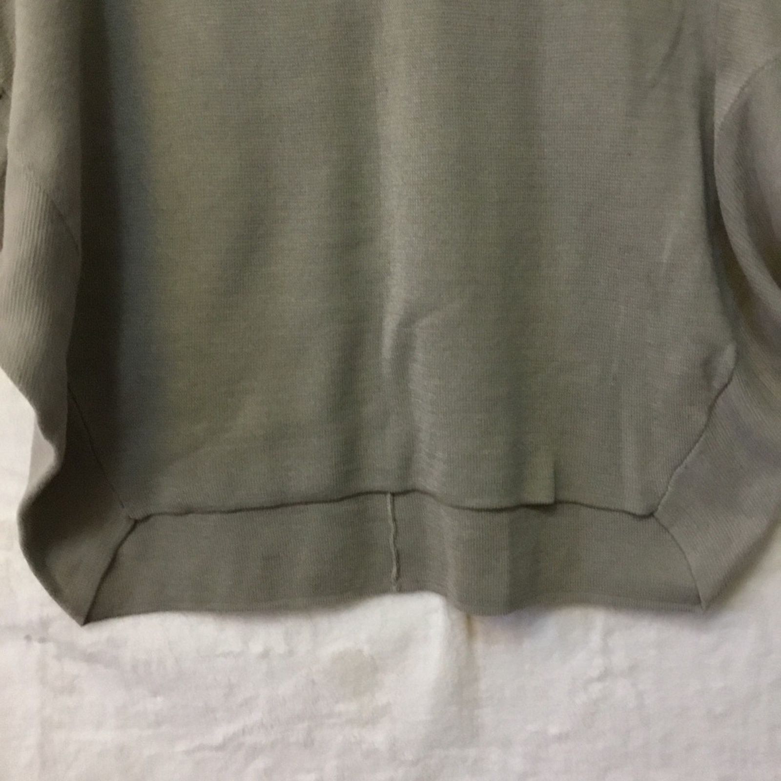 Other OZOC Gray Textured Knit Top Size S / US 4 / IT 40 - 4 Thumbnail
