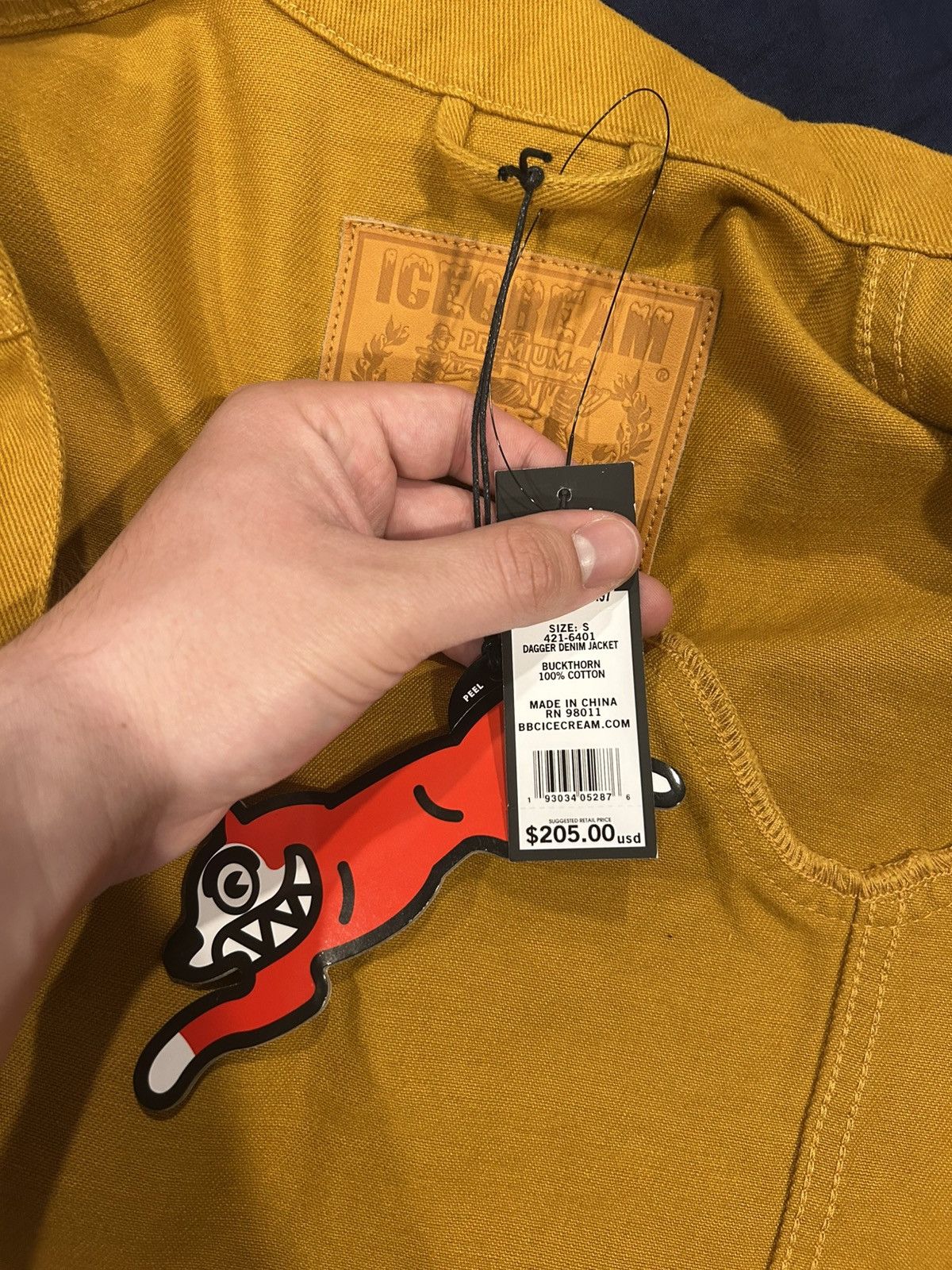 Billionaire Boys Club Mustard BBC Denim Jacket Size US S / EU 44-46 / 1 - 5 Thumbnail