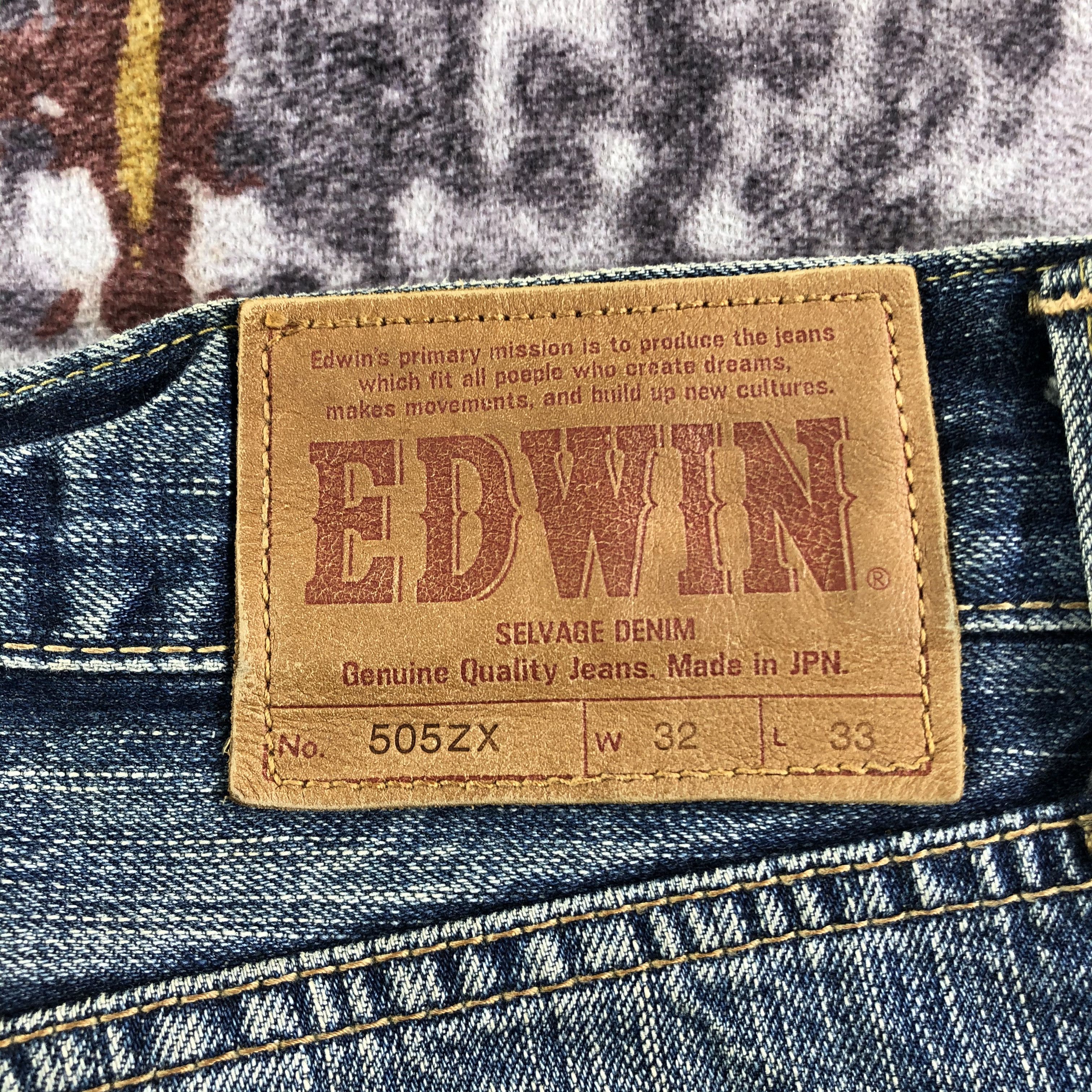 Edwin Vintage Edwin 505 Selvedge Jeans-JM3620 Size US 36 / EU 52 - 6 Thumbnail