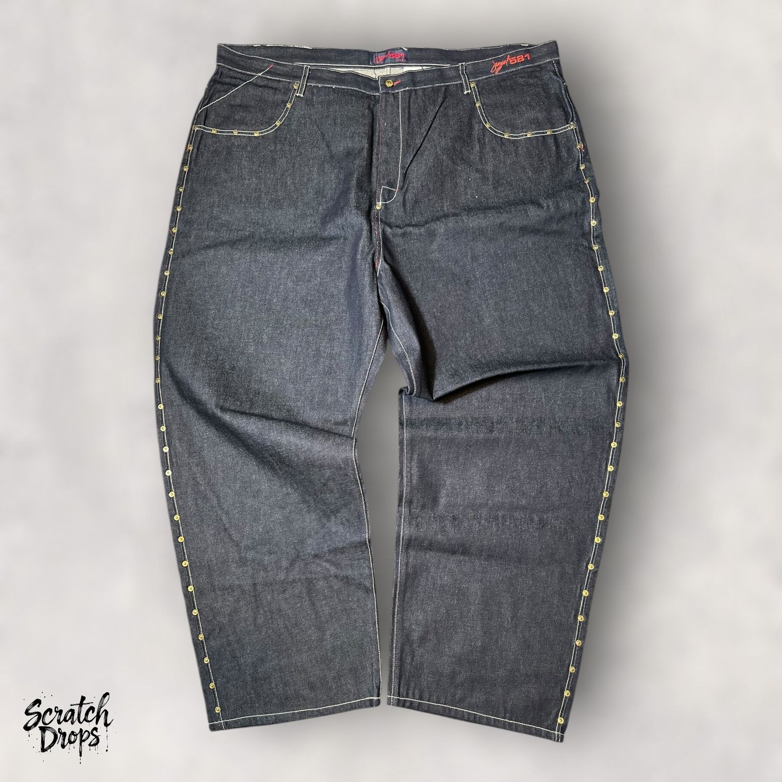 Other Jagged 581 Vintage Y2K Jeans NWT Size 54 Dark Wash Classic Size US 38 / EU 54 - 2 Thumbnail