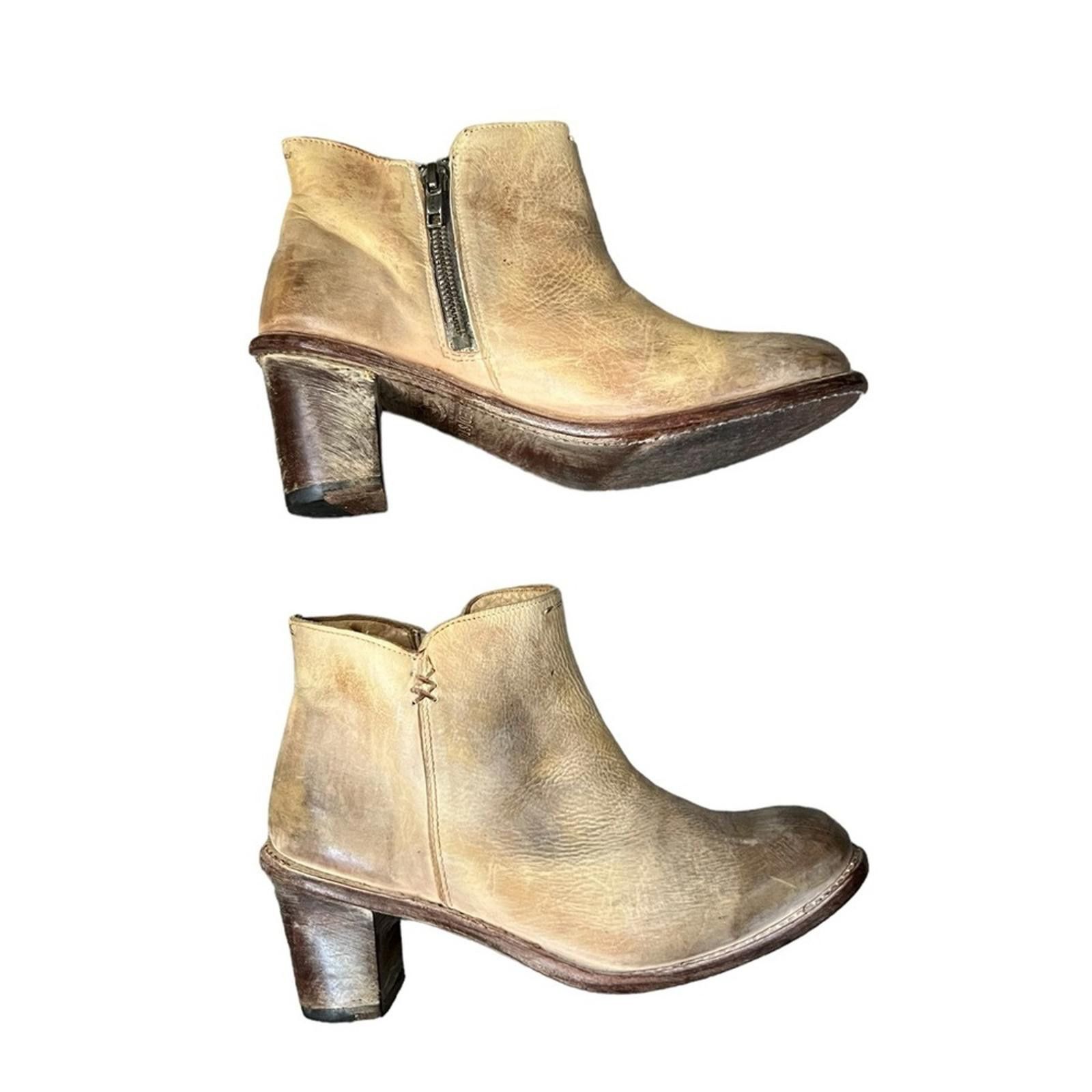 Bed Stu Bed Stu Whiskey Sunset Sonic Ankle Boot Distressed Leather Size US 7.5 / IT 37.5 - 8 Thumbnail