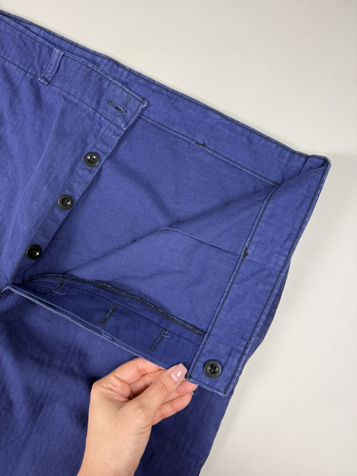 Le Laboureur Vintage German French Sanforize Carpenter Pants Trousers Size US 40 / EU 56 - 15 Thumbnail