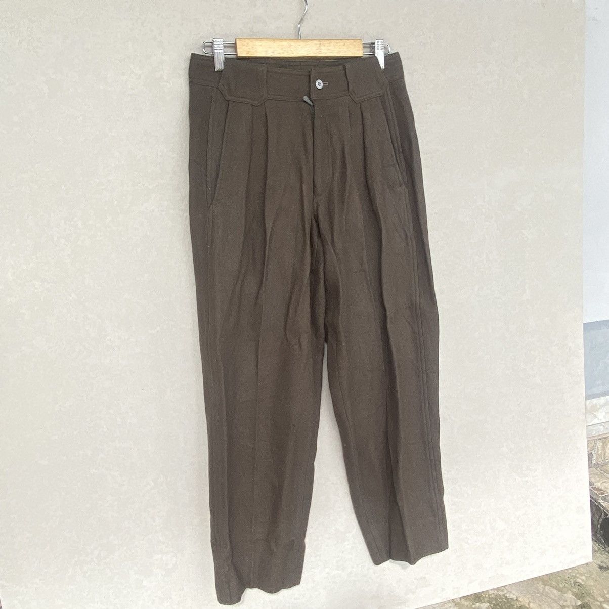 Other Vintage Renamo Brown Pleated Trousers With A Preppy W30 L34 Size 30" / US 8 / IT 44 - 3 Thumbnail