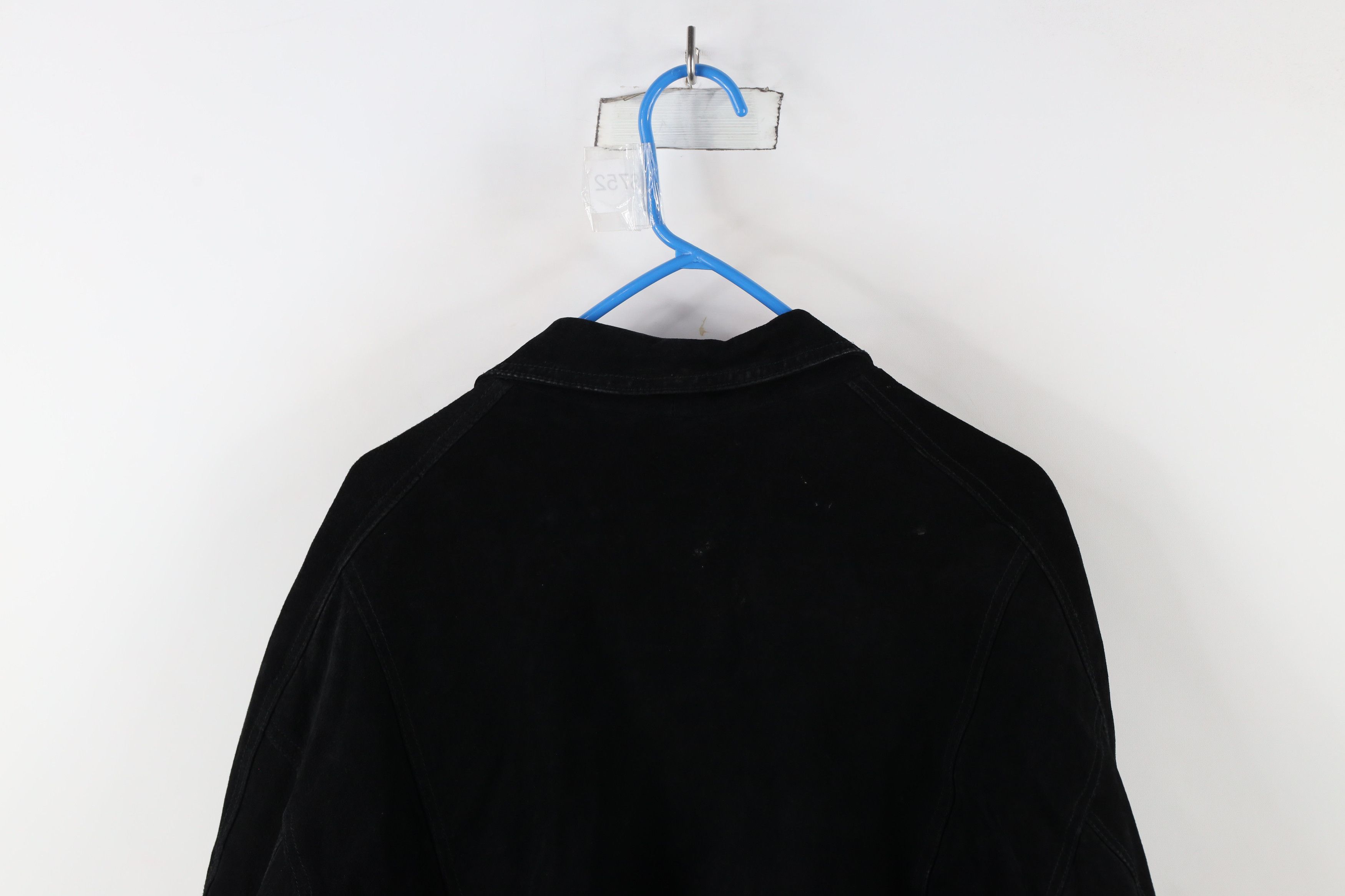 Vintage Vintage 90s Streetwear Quilted Suede Leather Bomber Jacket Size US L / EU 52-54 / 3 - 16 Thumbnail