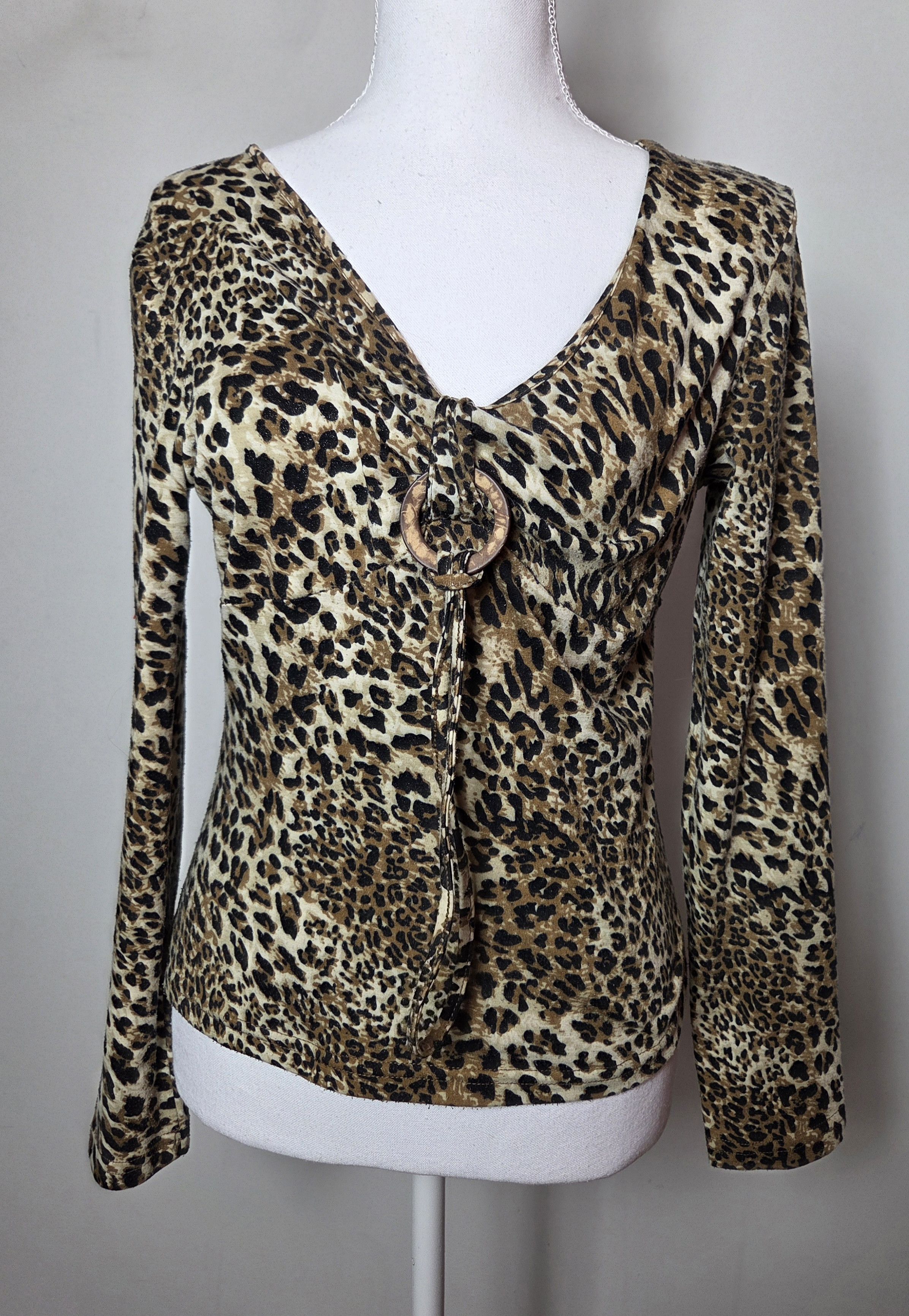 Hysteric Glamour vintage leopard panther top y2k archive mcbling Size M / US 6-8 / IT 42-44 - 2 Thumbnail