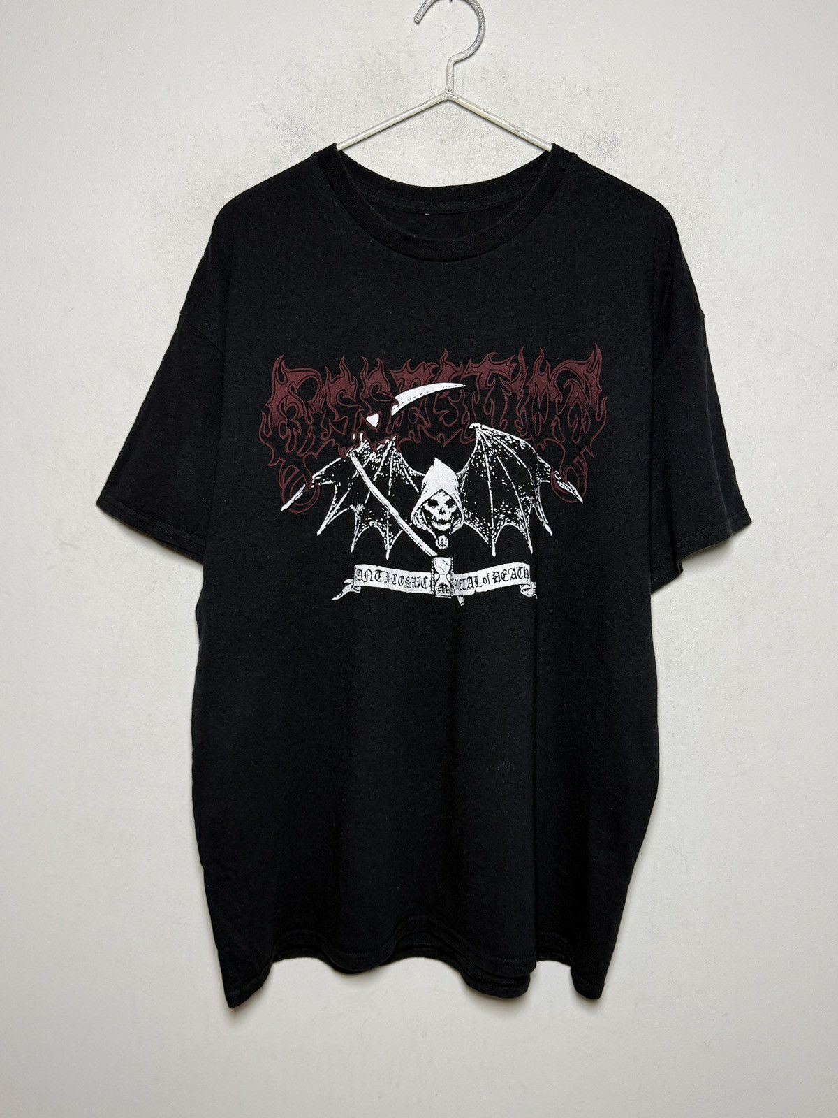 Band Tees Dissection “Anti-Cosmic Metal of Death” tee, 2006 print. Size US XL / EU 56 / 4 - 1 Thumbnail