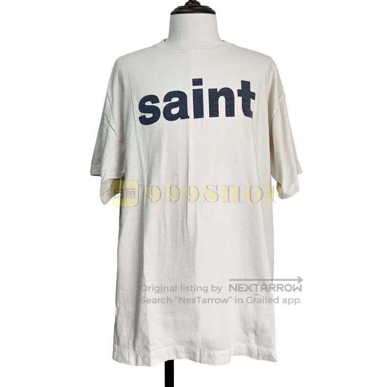 Saint Michael Saint Michael Slogan LOGO short sleeves Size US XXL / EU 58 / 5 - 2 Thumbnail