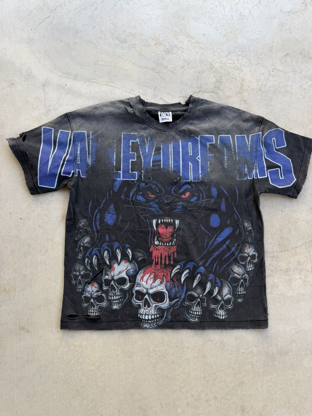Vale Vale Forever “Big Panther” Graphic T-Shirt – Black Size US S / EU 44-46 / 1 - 1 Thumbnail