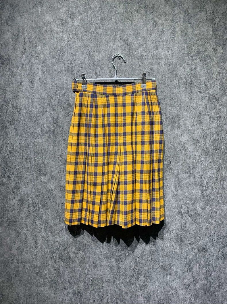 Dior Dior Size S Plaid skirt 2501-Nextarrow Size 25" / US 0 / IT 36 - 2 Thumbnail