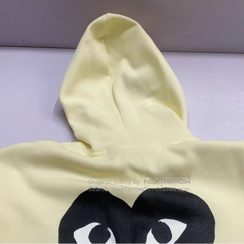 Comme des Garcons Comme des Garcons Black Heart Logo Hooded Zip-Up Sweater Size US M / EU 48-50 / 2 - 5 Thumbnail