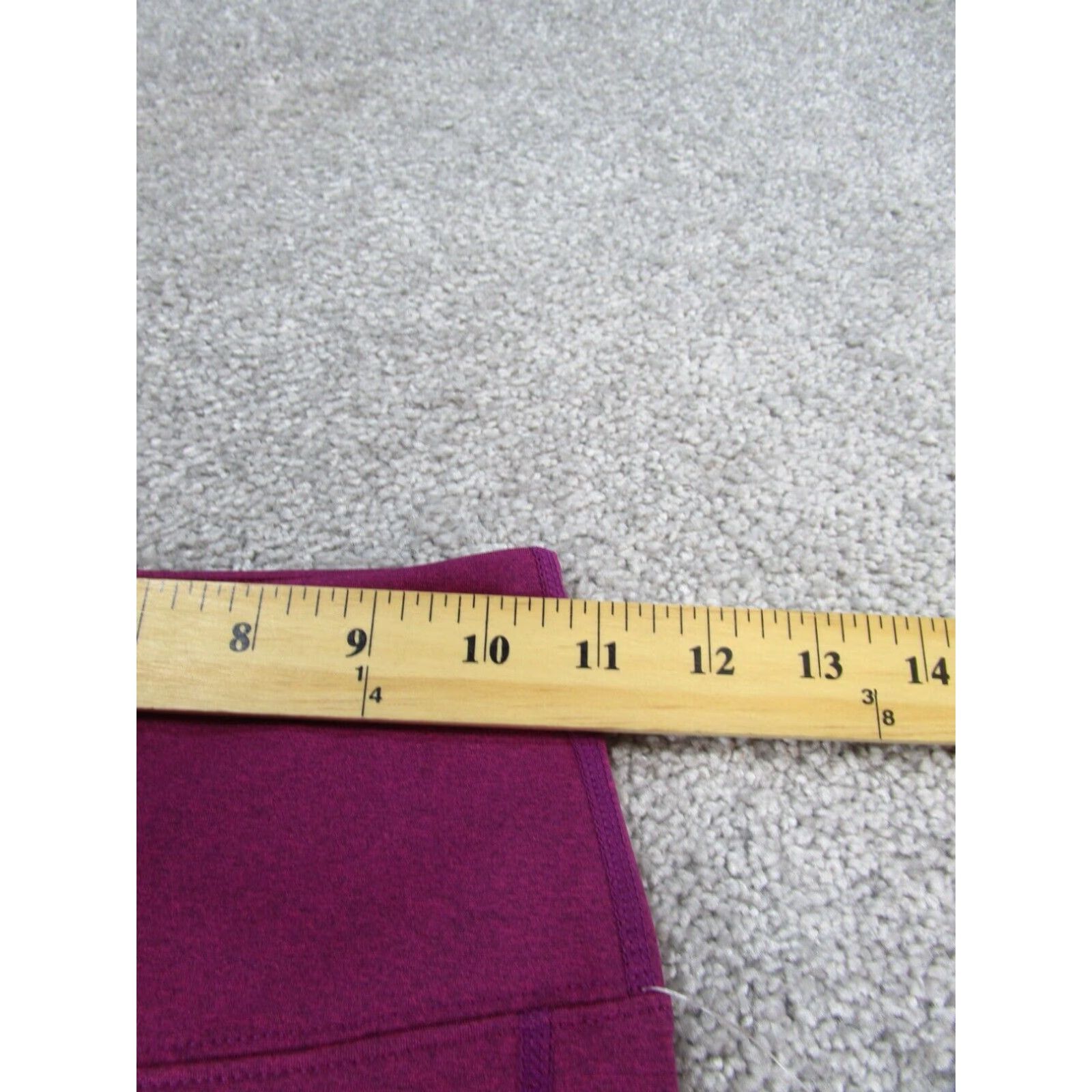 Asics Asics Womens 7/8 Leggings XS Extra Small Purple Panel Tight Gym Training Size 26" / US 2 / IT 38 - 6 Thumbnail
