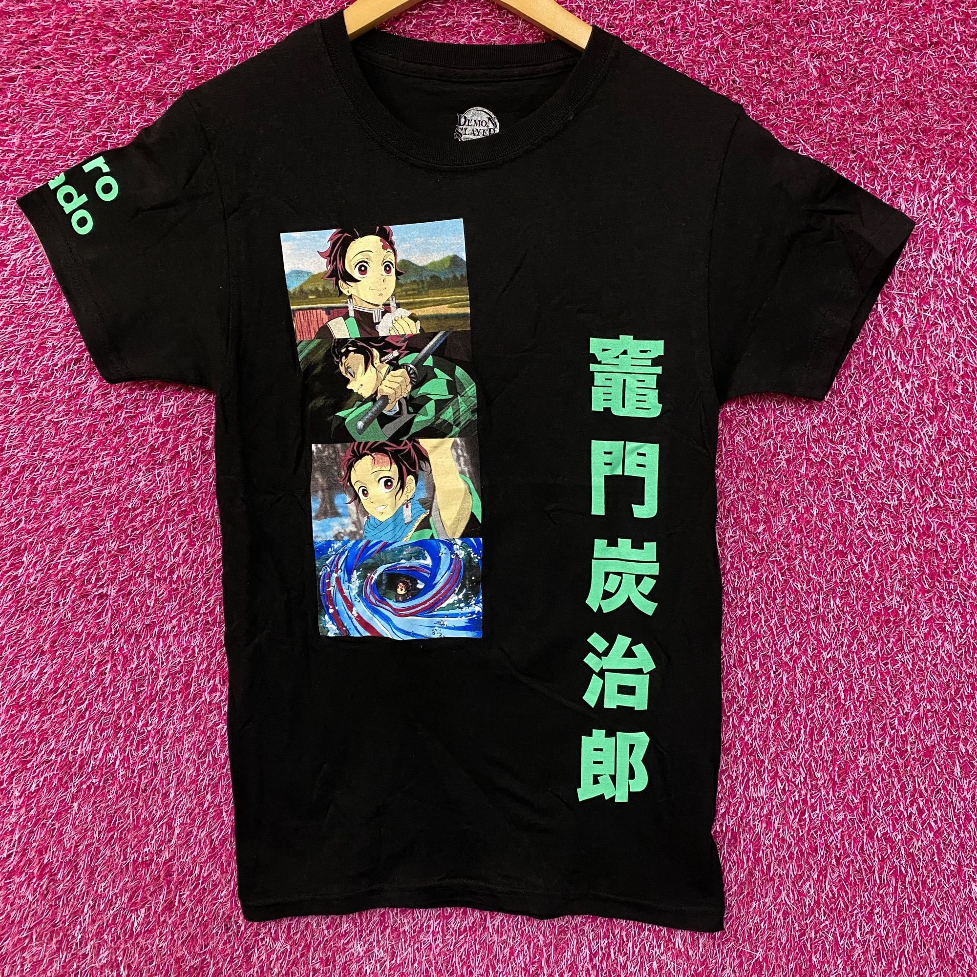 Anime Demon Slayer : Kimetsu no Yaiba - Tanjiro Kamado Anime T-Shi Size US XS / EU 42 / 0 - 1 Thumbnail