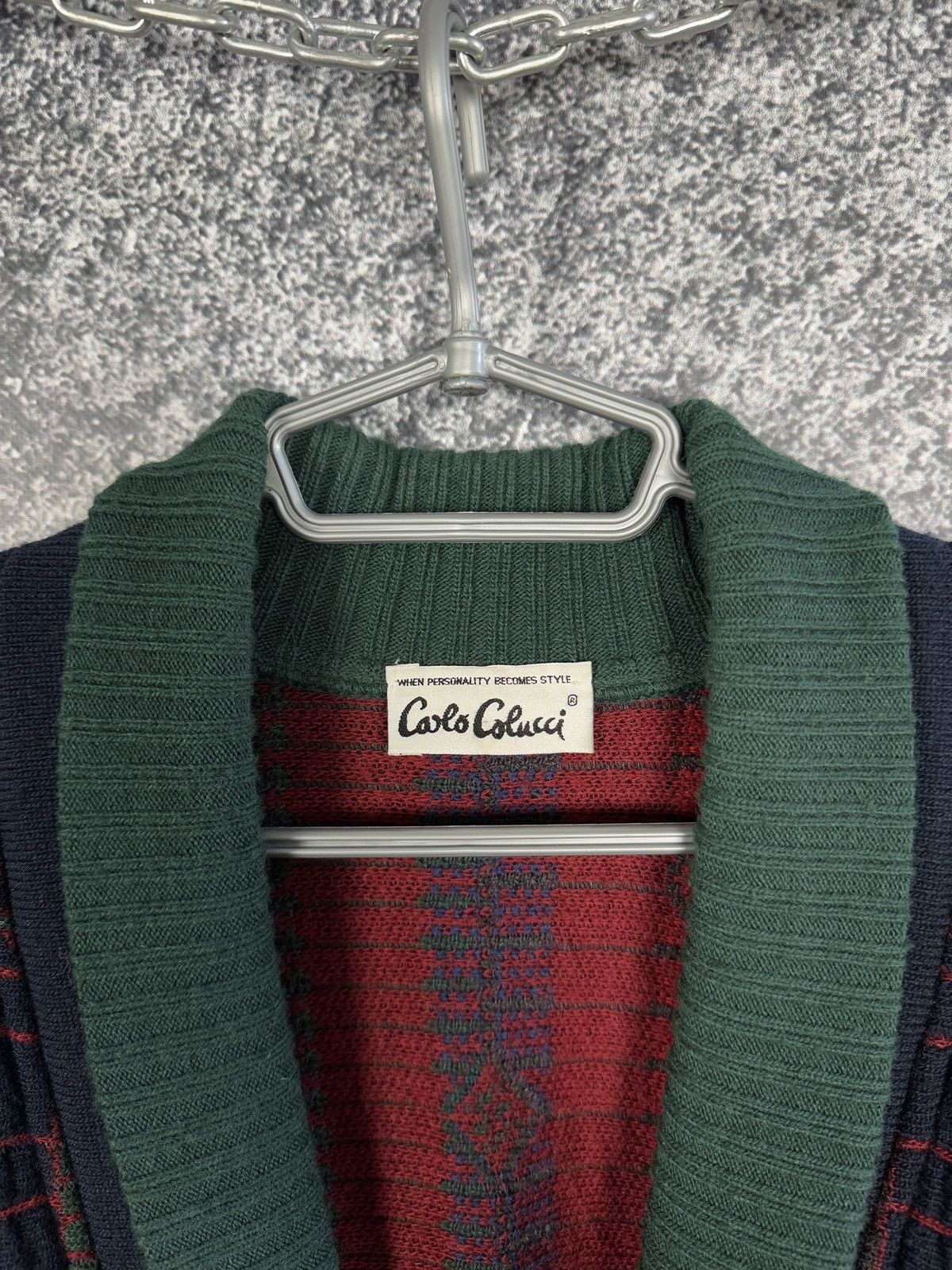 Carlo Colucci Carlo Colucci Vintage Cardigan Wool Designer Sweater Size 52 Size US XL / EU 56 / 4 - 7 Thumbnail