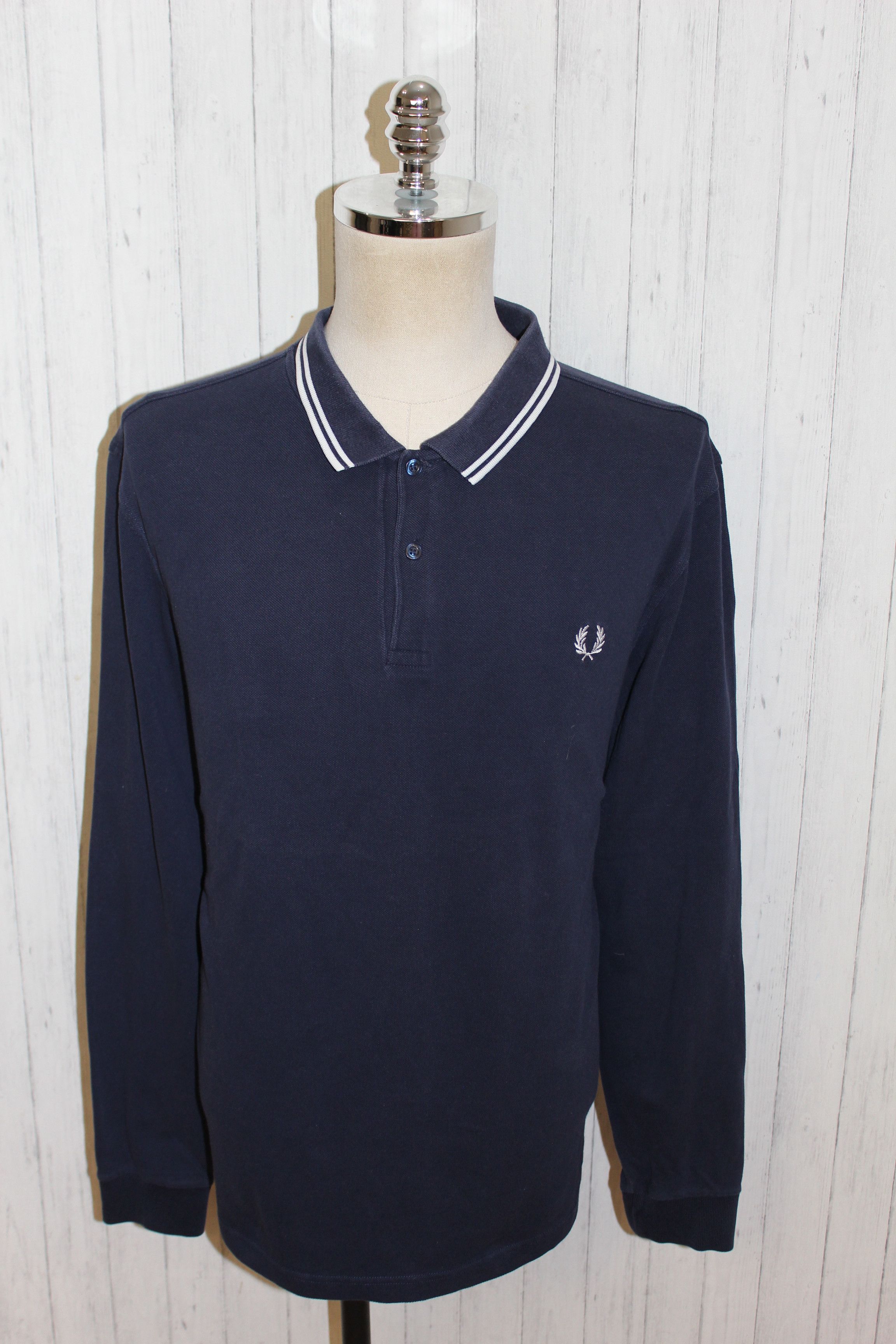 Fred Perry Fred Perry Long Sleeve Black Polo Shirt Size US XXL / EU 58 / 5 - 1 Thumbnail