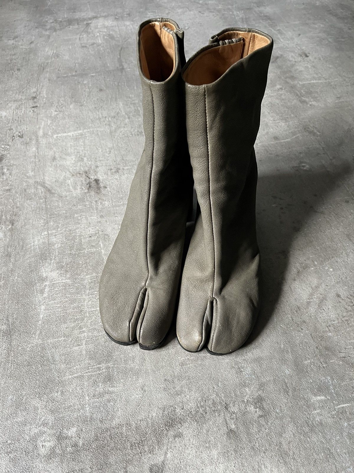 Maison Margiela Maison Margiela Tabi heel leather boots Size US 11 / IT 41 - 2 Thumbnail