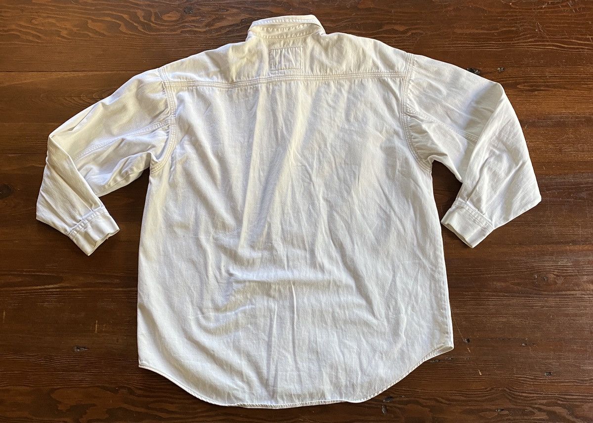 Levi's Vintage 90’s Levi’s Women’s White Long Sleeve Snap Button Up Size M / US 6-8 / IT 42-44 - 13 Thumbnail