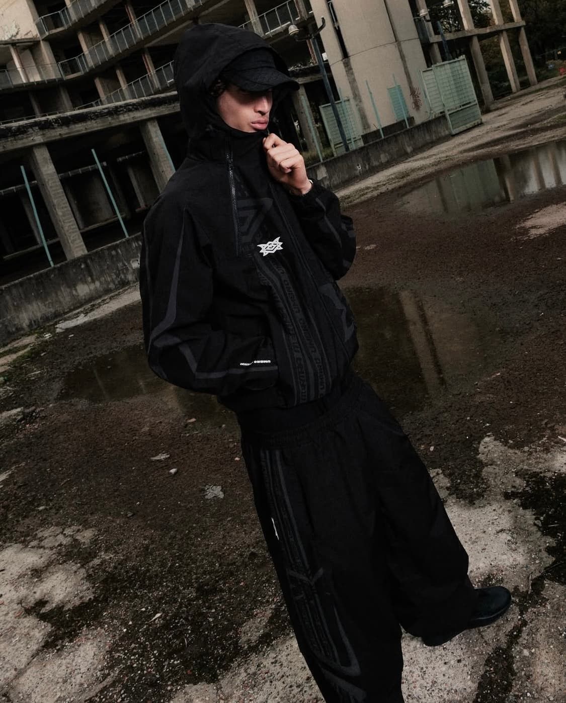 Mertra MERTRA x Umbro Technical Jacket (Black) | Grailed
