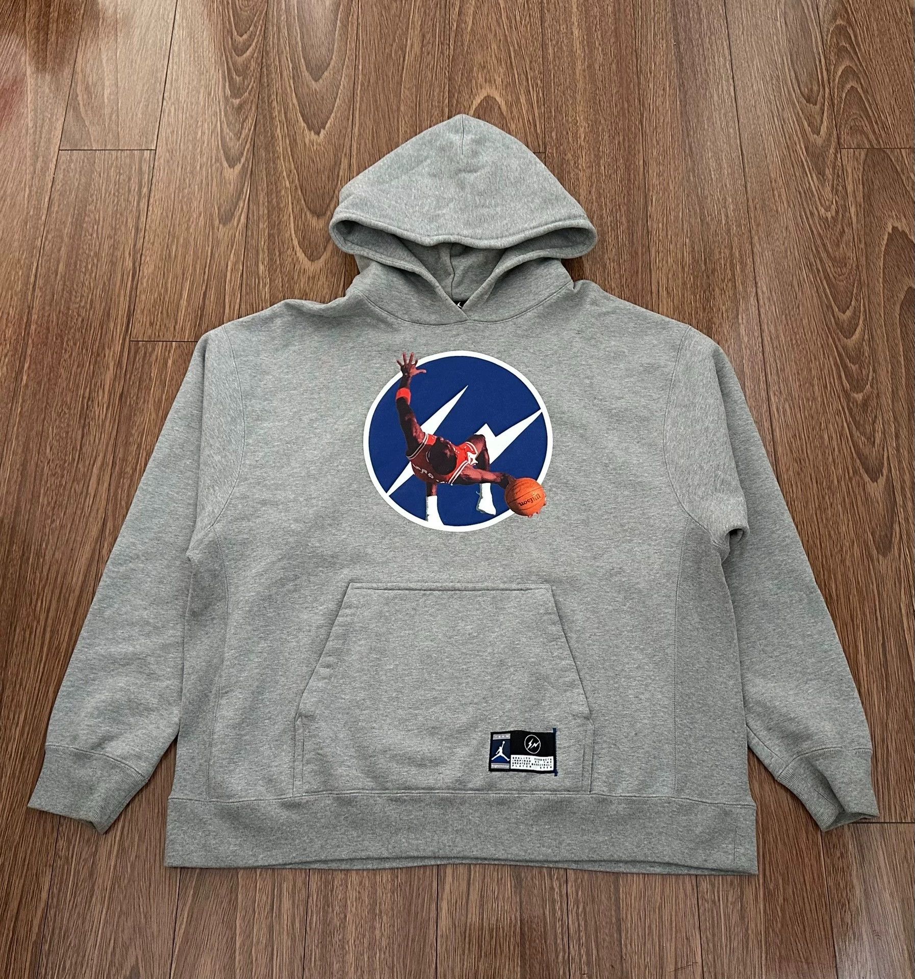 Nike Jordan x Fragment Design oversized sweatshirt used 4XL Size US XXL / EU 58 / 5 - 1 Thumbnail