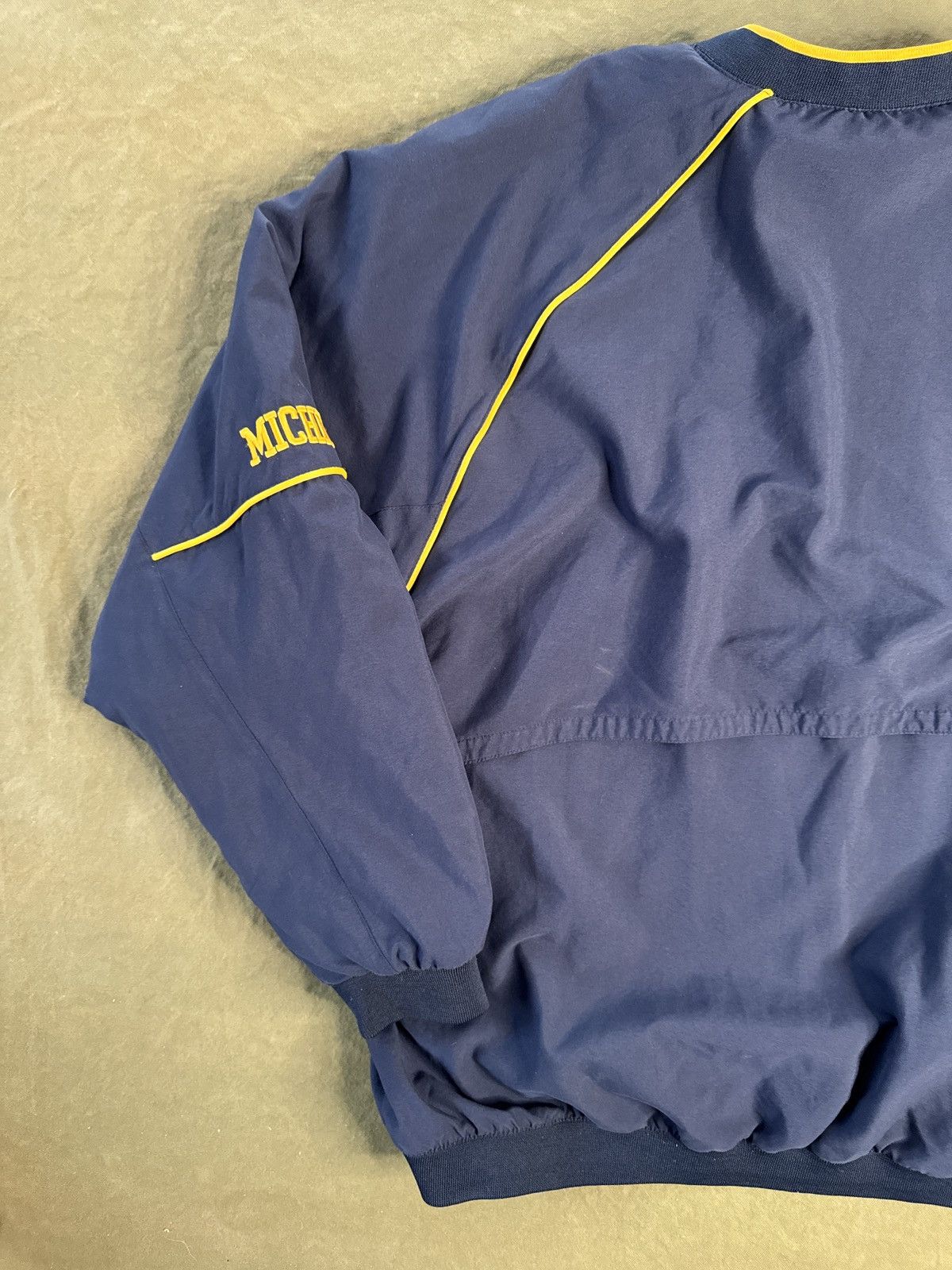 Nike Vintage Nike Michigan Wolverines Windbreaker Navy XL Swoosh Size US XL / EU 56 / 4 - 10 Thumbnail