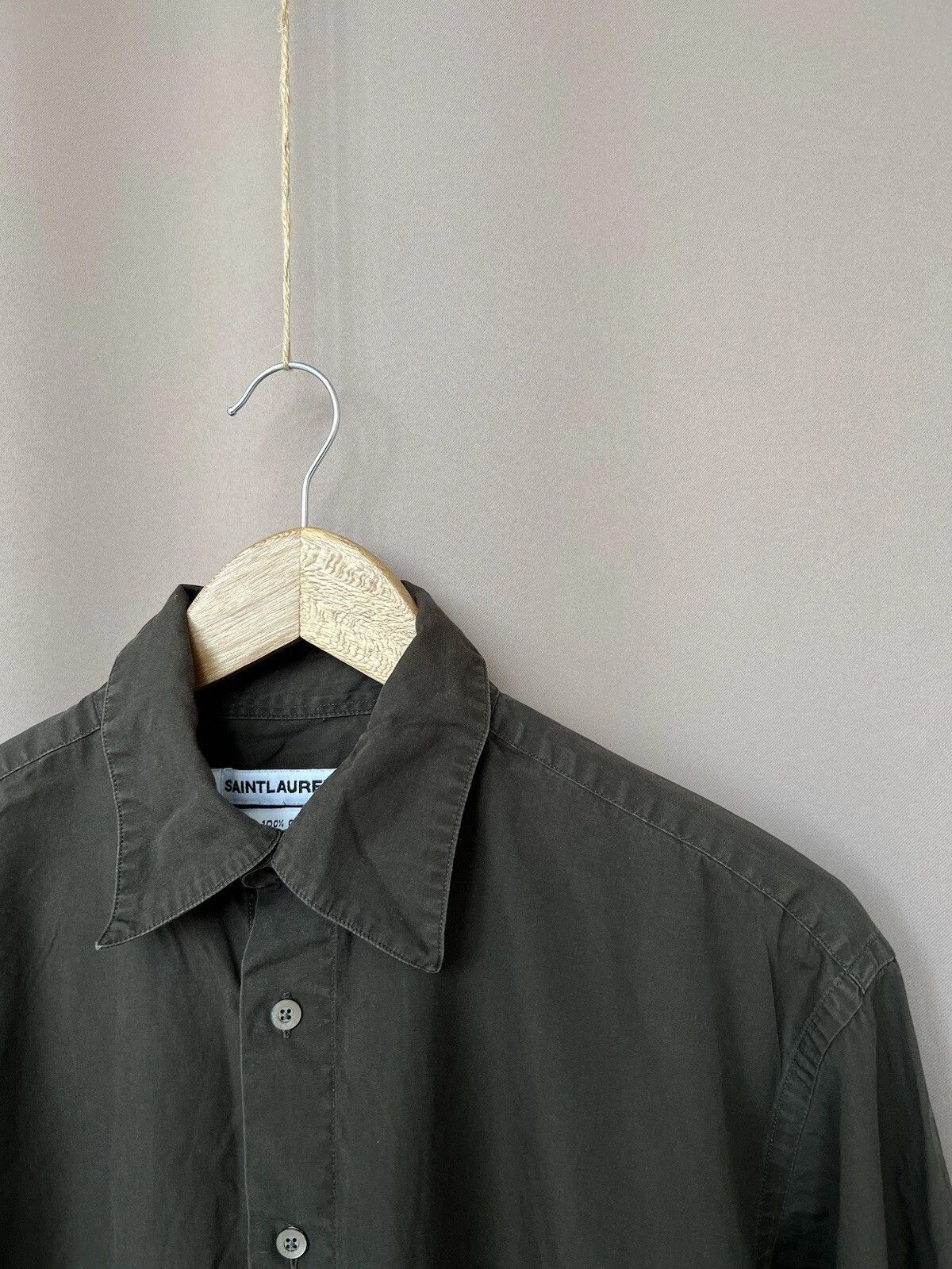 Yves Saint Laurent Saint Laurent Vintage Button Down Shirt Men Size L Size US L / EU 52-54 / 3 - 6 Thumbnail