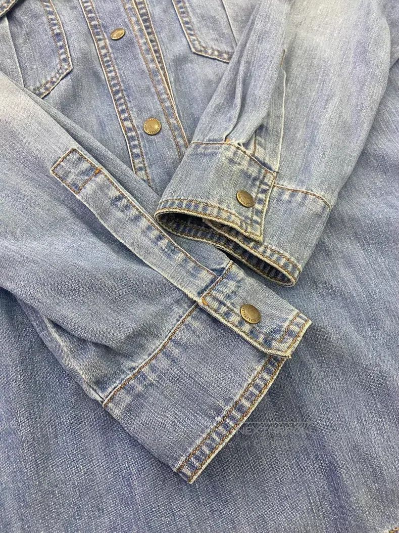 Valentino Valentino Denim long-sleeved shirt Size S / US 4 / IT 40 - 3 Thumbnail