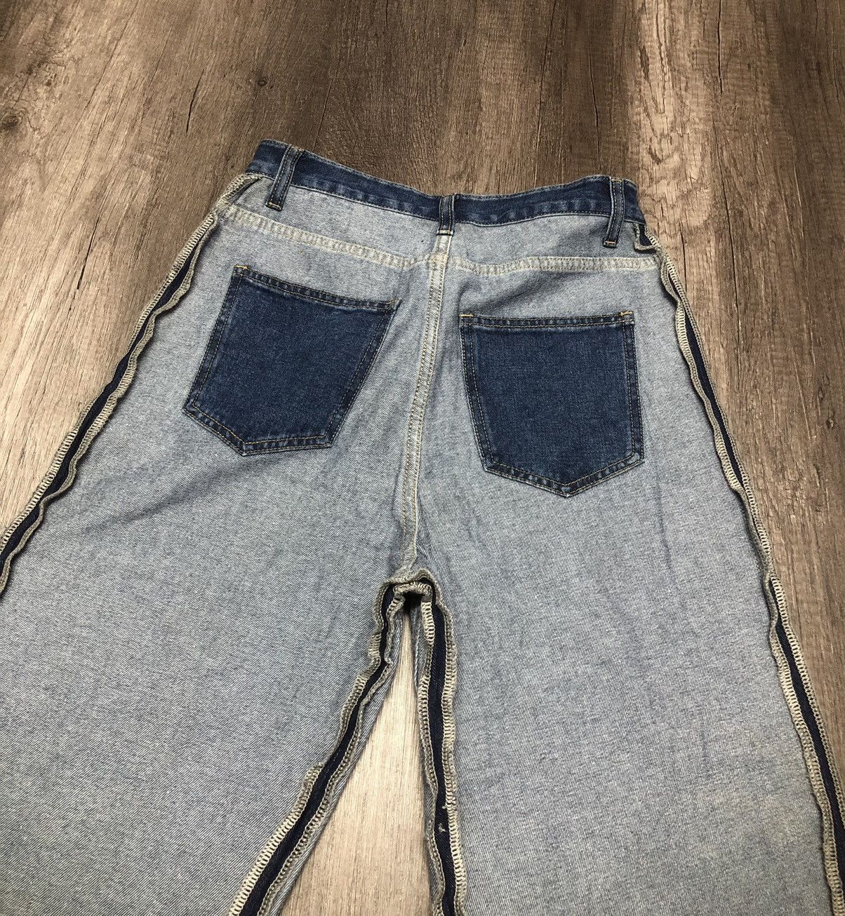 Japanese Brand me+em select Jeans Rare Design (unisex) Size US 28 / EU 44 - 12 Thumbnail
