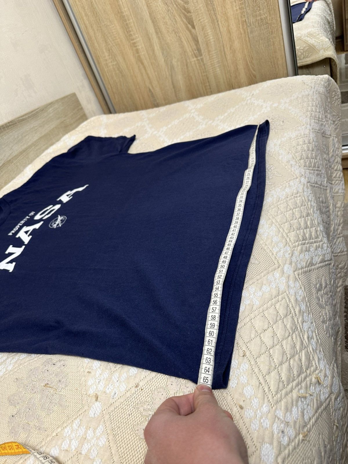 NASA 🔥 Property Of NASA Space Graphic Vintage T Shirt Size US XXL / EU 58 / 5 - 6 Thumbnail