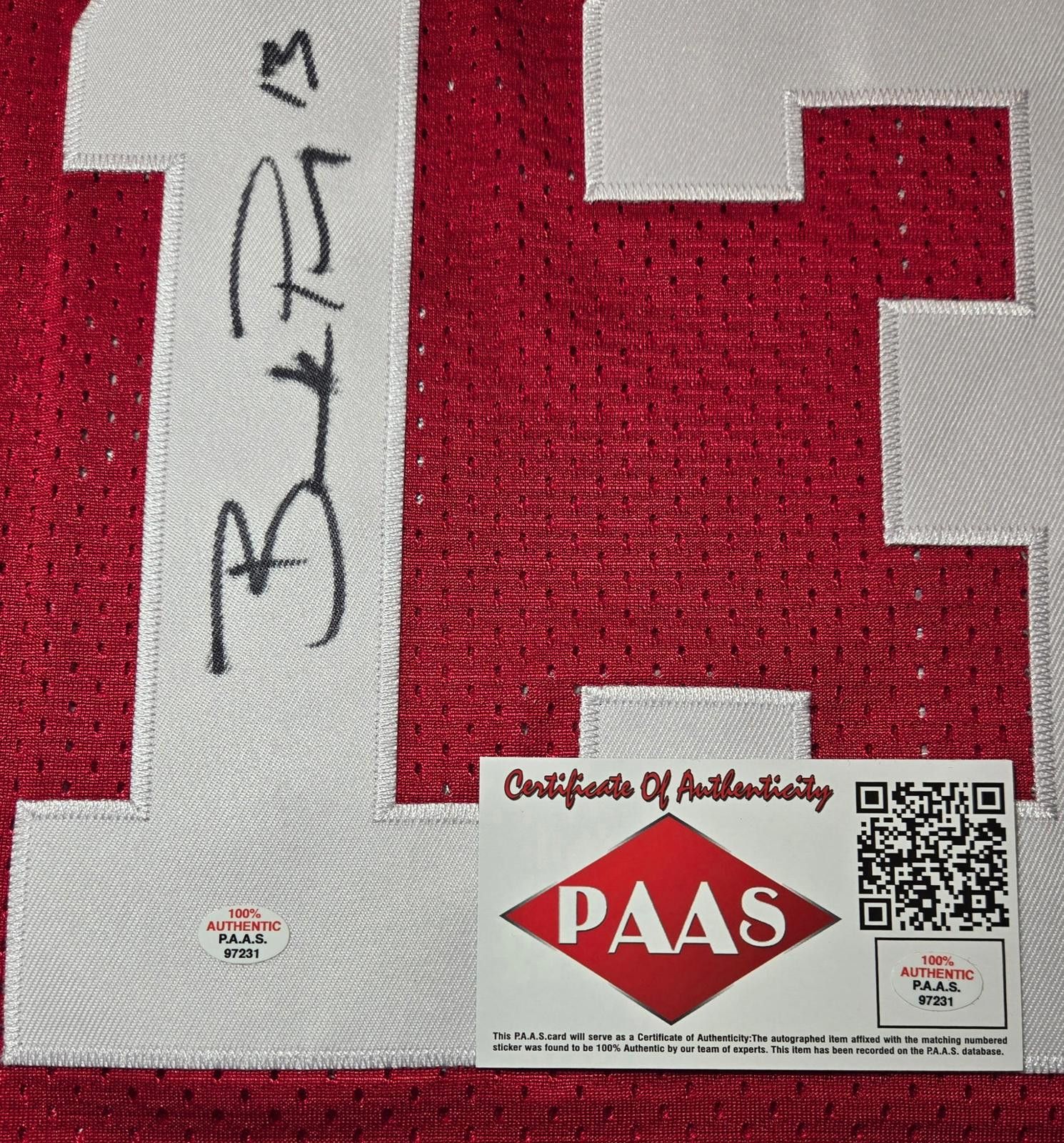 Other Brock Purdy 49ers signed football jersey PAAS COA (XL) Size ONE SIZE - 4 Thumbnail