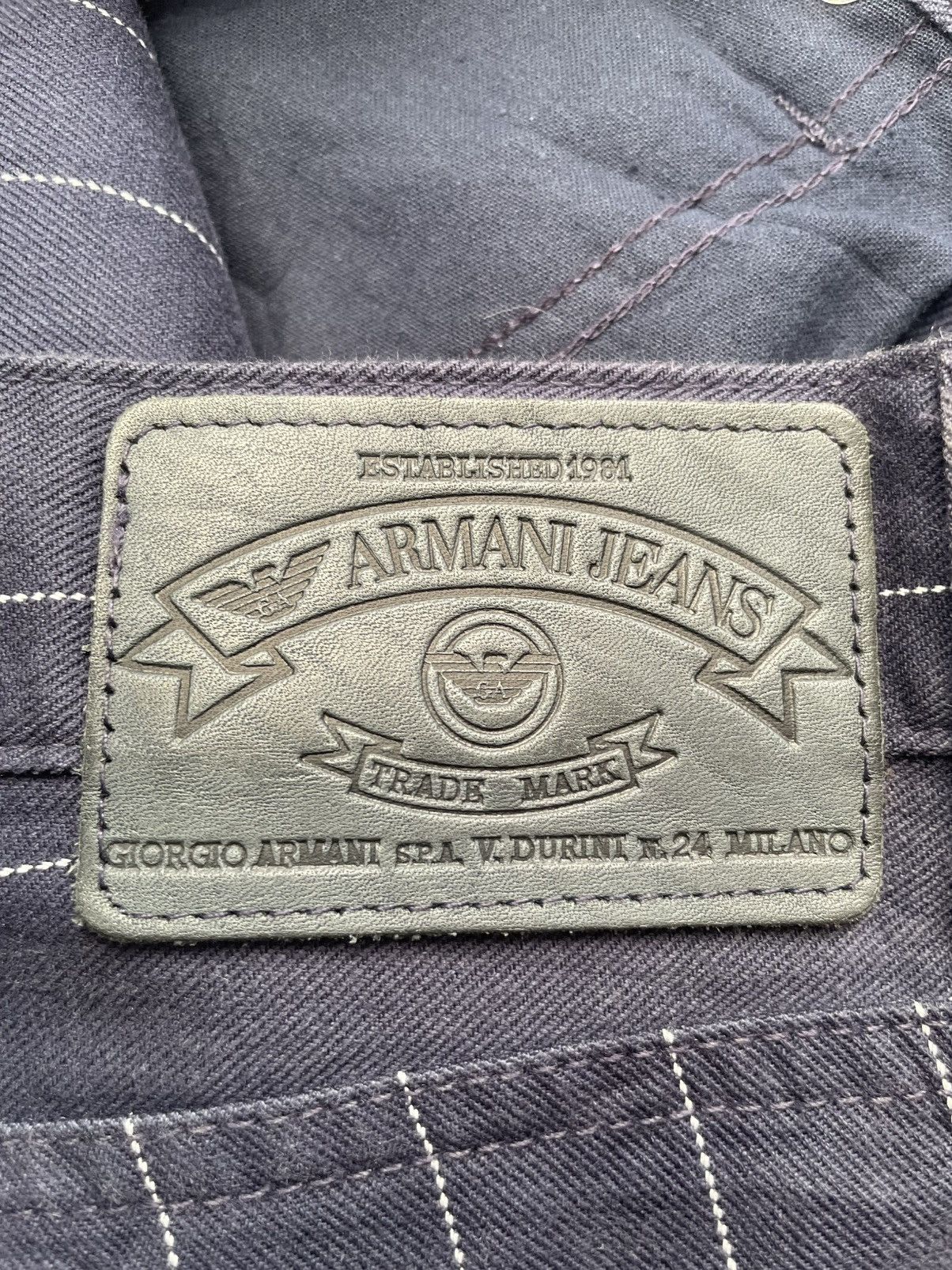 Armani Vintage Armani Jeans Wabash Denim Size US 34 / EU 50 - 12 Thumbnail