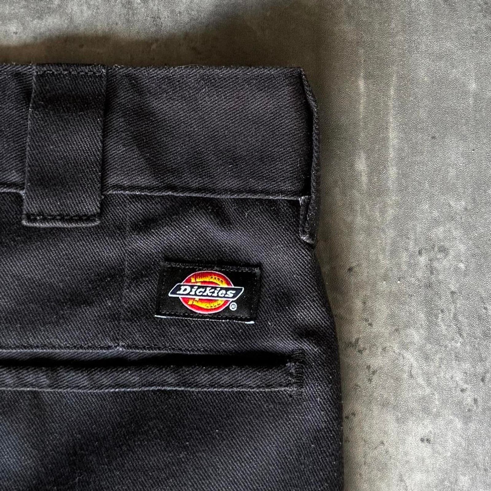 Dickies × Japanese Brand × Vintage Vintage Y2K Dickies Tonal Black Casual Skate Pants Size US 34 / EU 50 - 3 Thumbnail
