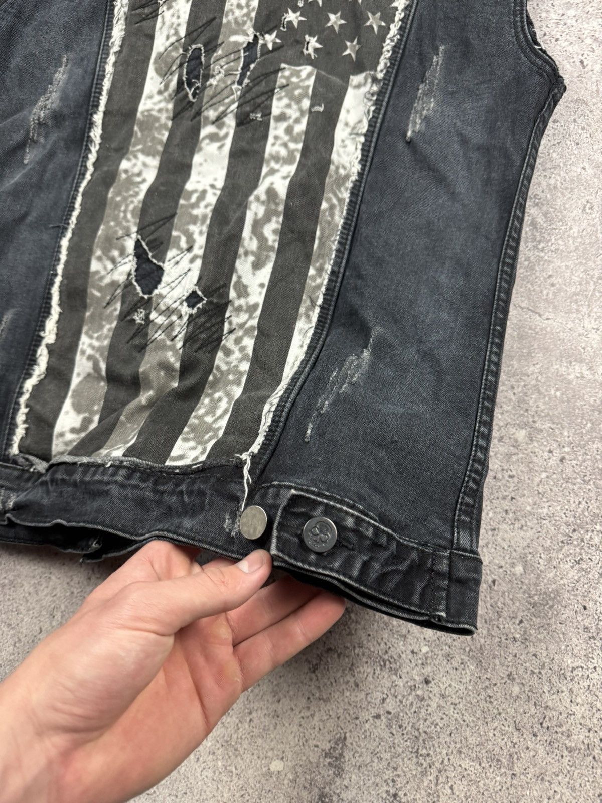 Affliction Affliction style Rock Rebel distressed punk rock Y2K vest Size US S / EU 44-46 / 1 - 7 Thumbnail