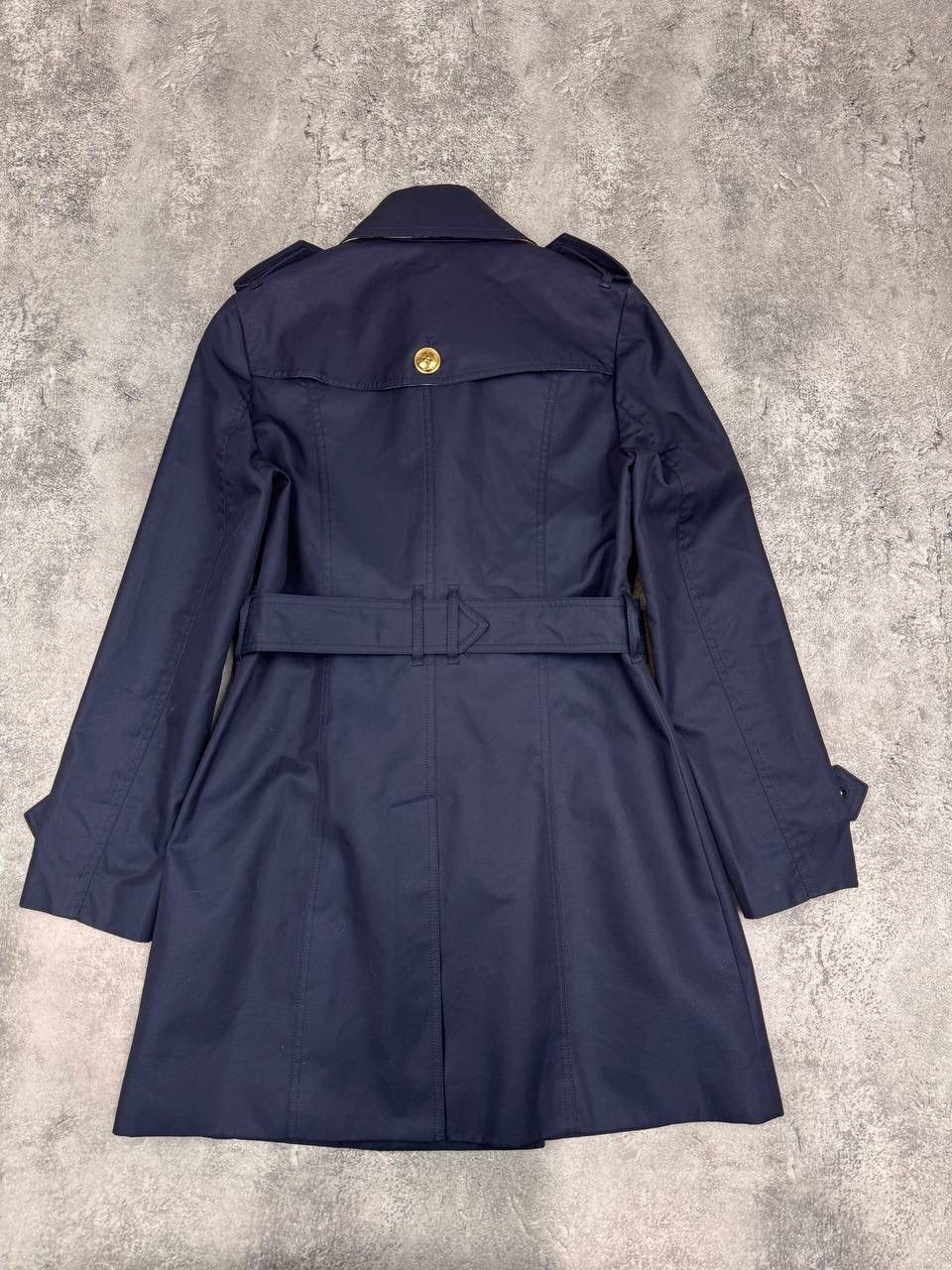 Burberry Burberry Women's Short Trench Coat Navy Size S Size S / US 4 / IT 40 - 9 Thumbnail